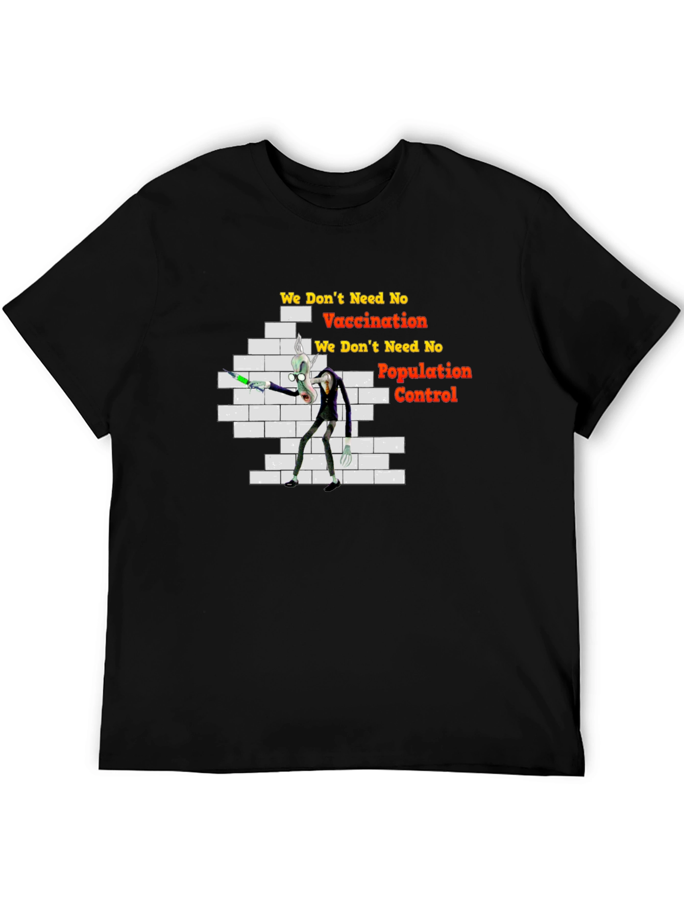 Anti-Vaccination Cartoon T-Shirt