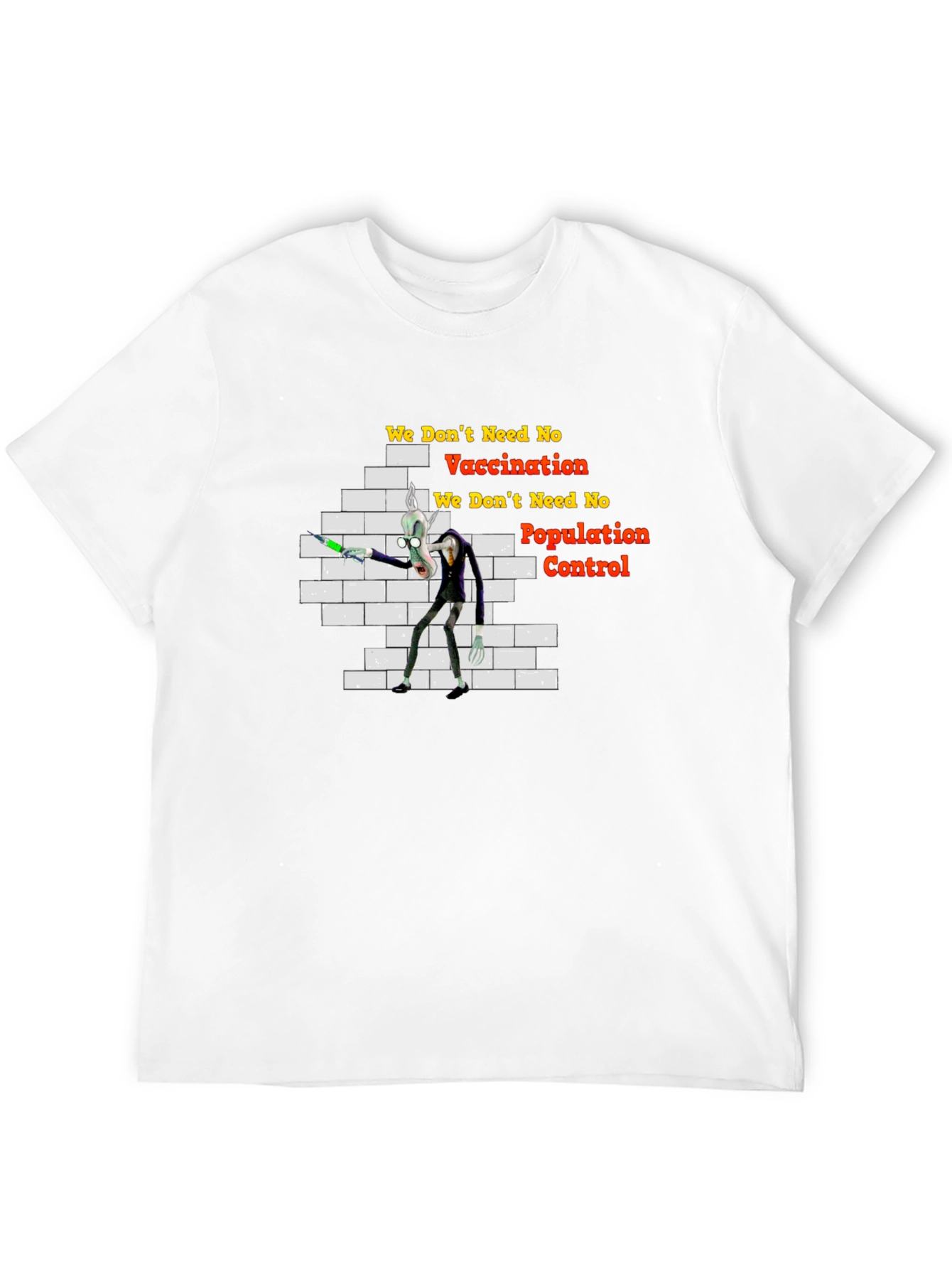 Anti-Vaccination Cartoon T-Shirt