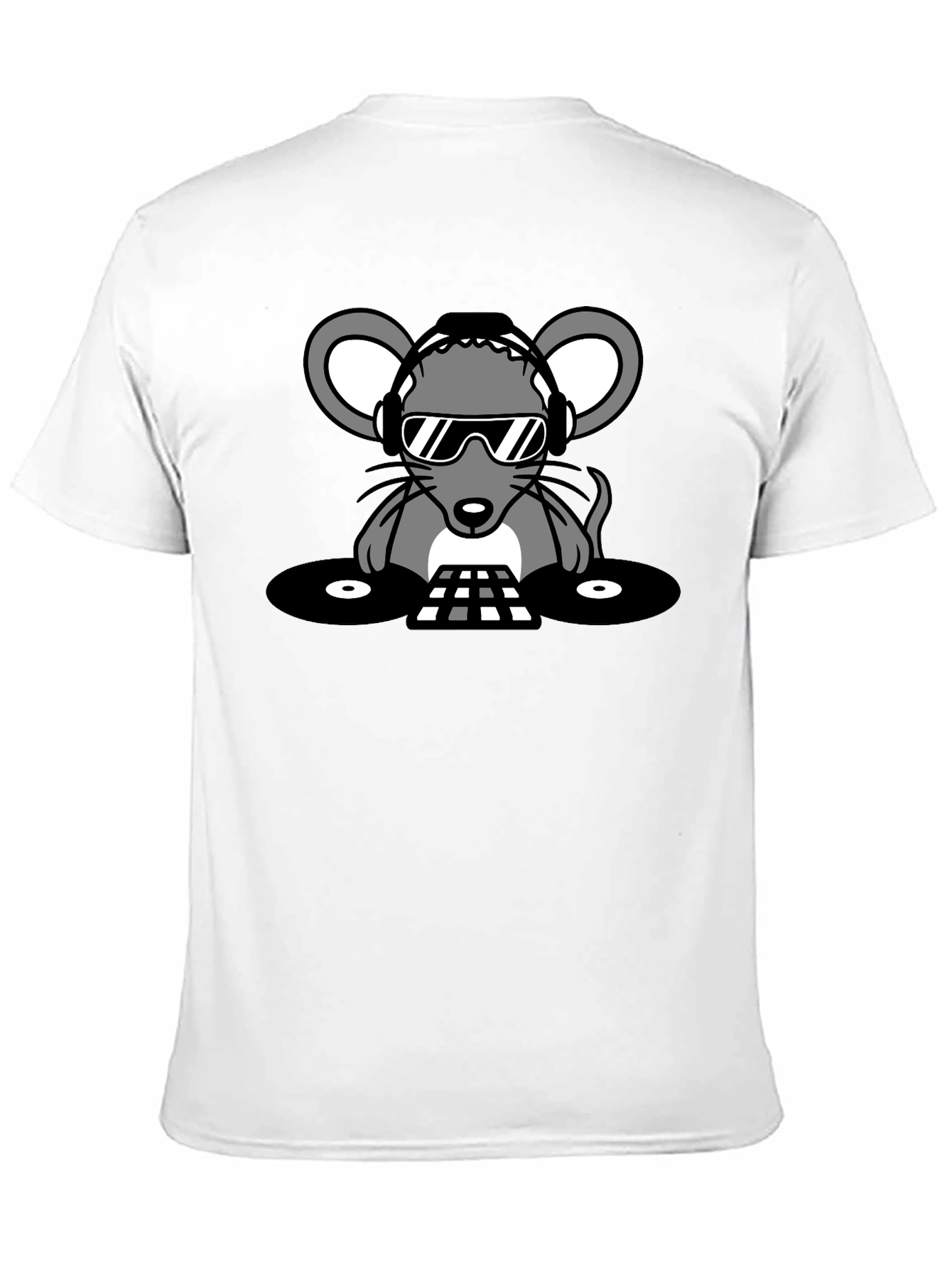 DJ Mouse Graphic Tee - Cool Party Vibes!