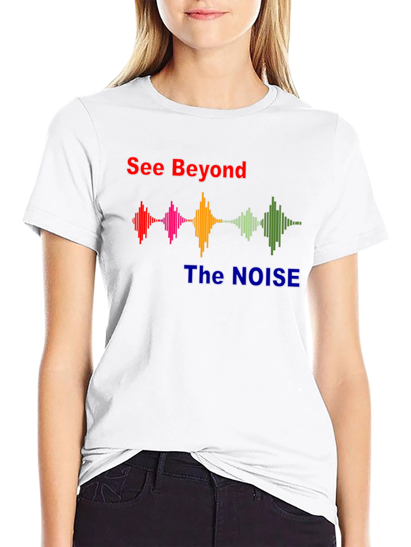 See Beyond The Noise Graphic T-Shirt