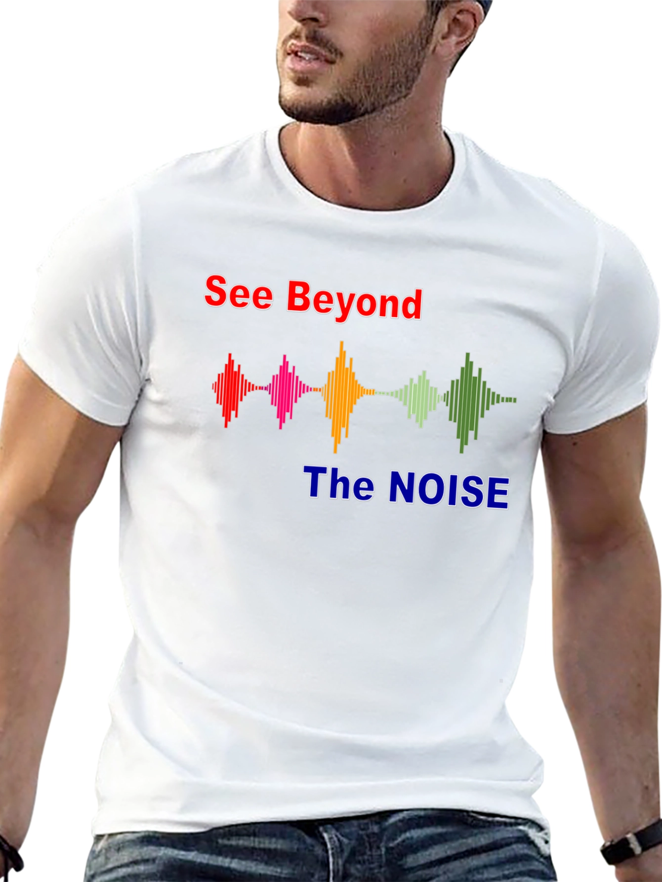 See Beyond The Noise Graphic T-Shirt