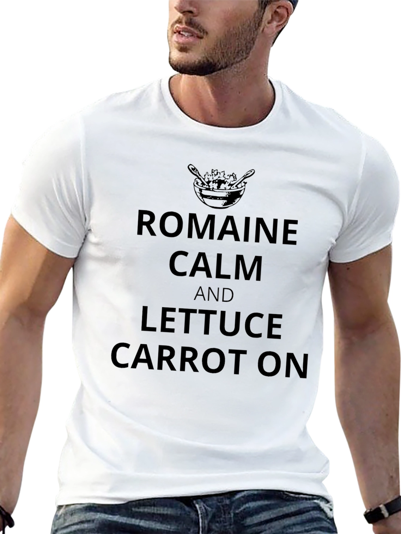 Romaine Calm T-Shirt - Funny Foodie Tee