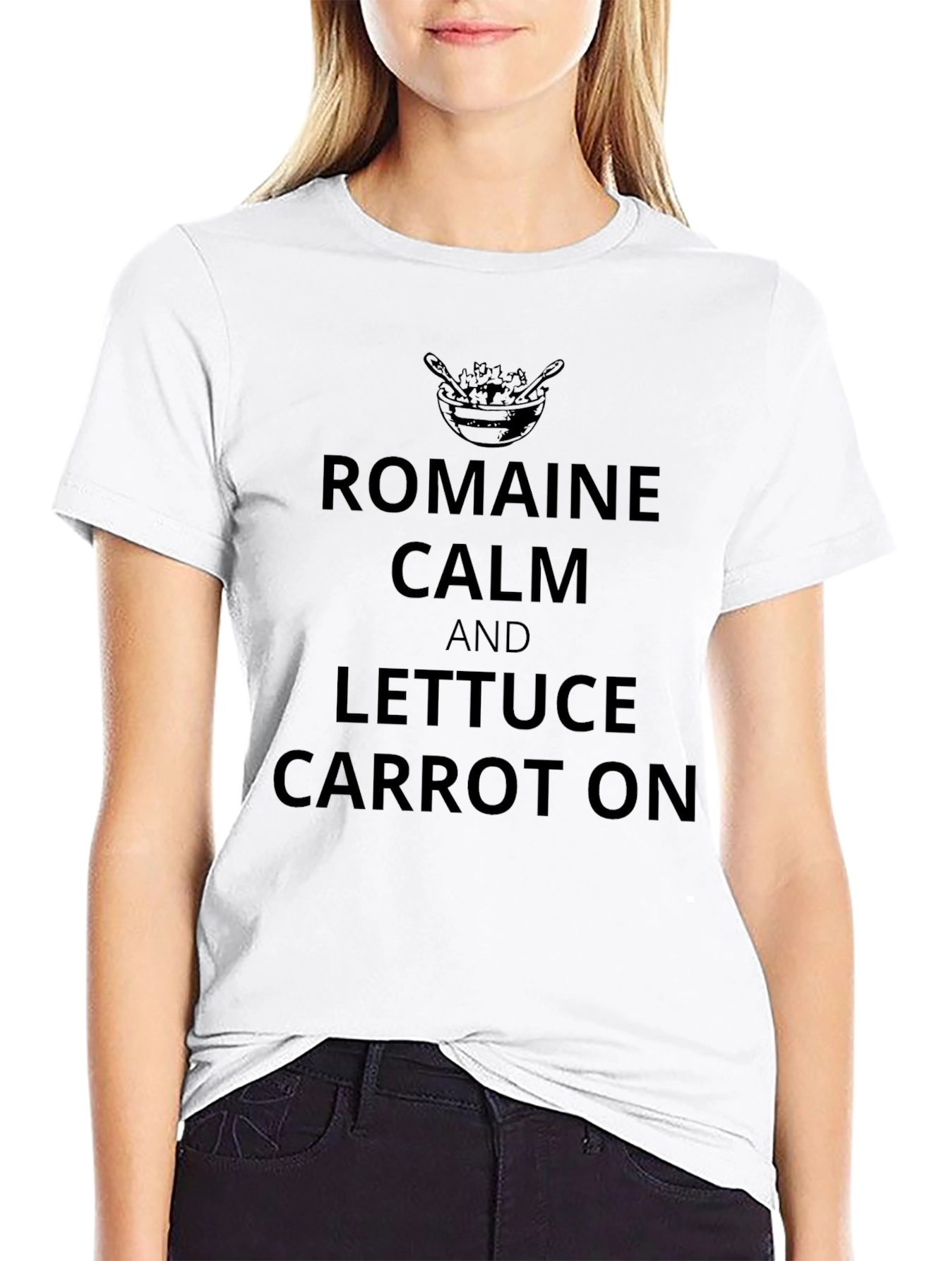 Romaine Calm T-Shirt - Funny Foodie Tee