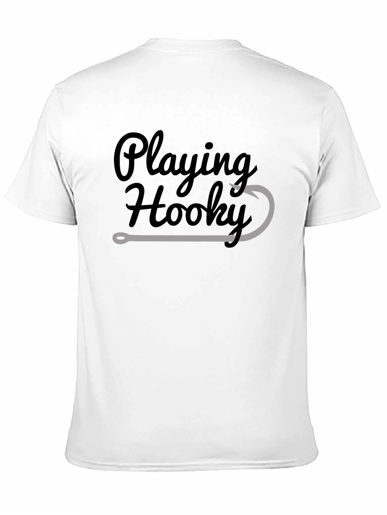 Playing Hooky Fishing T-Shirt - Relaxed Fit Soft Cotton