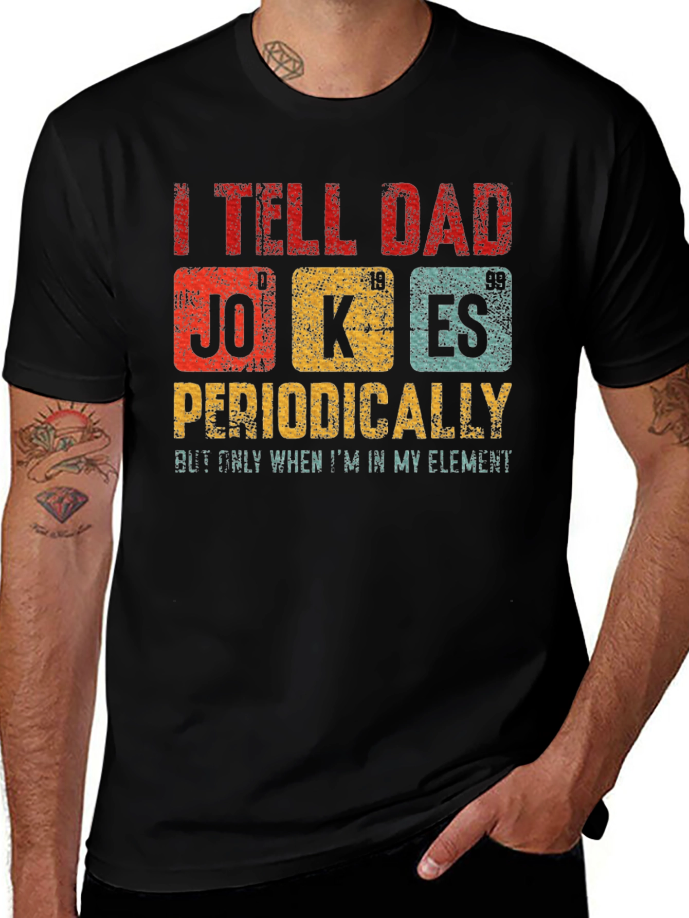 Periodic Table Dad Jokes T-Shirt