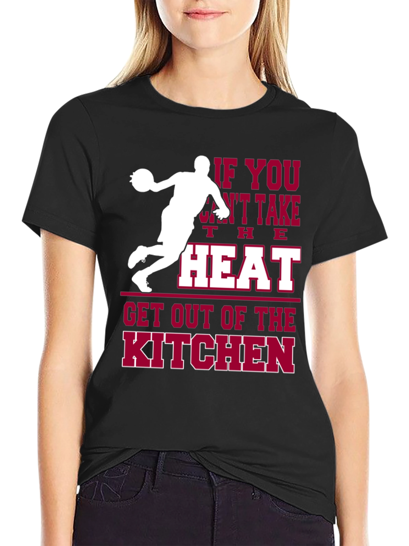 Basketball Heat Kitchen T-Shirt