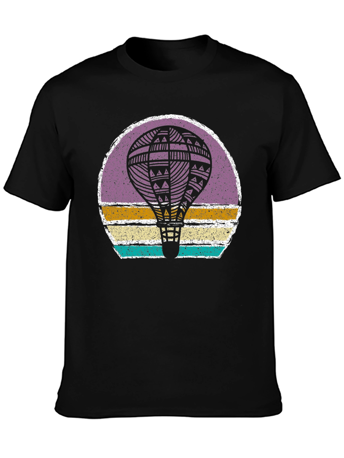 Retro Hot Air Balloon Graphic Tee