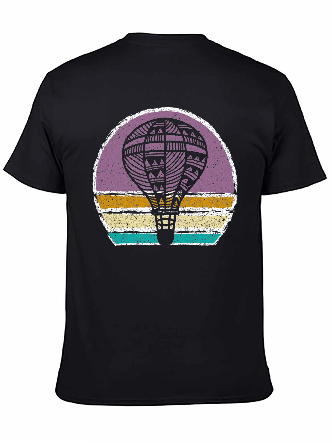 Retro Hot Air Balloon Graphic Tee