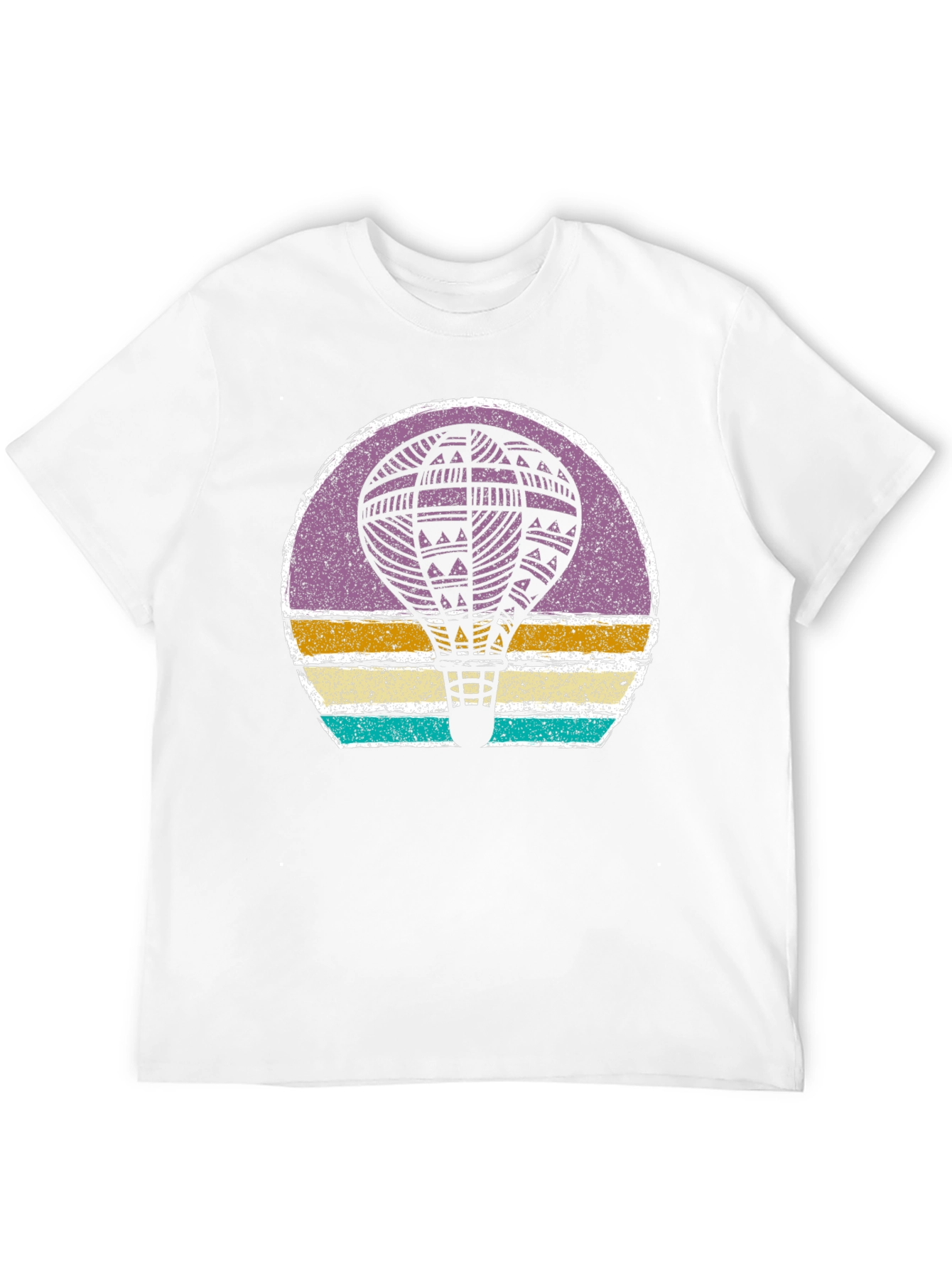 Retro Hot Air Balloon Graphic Tee