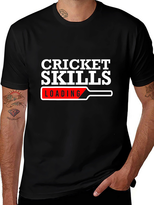 Cricket Skills Loading T-Shirt - Black
