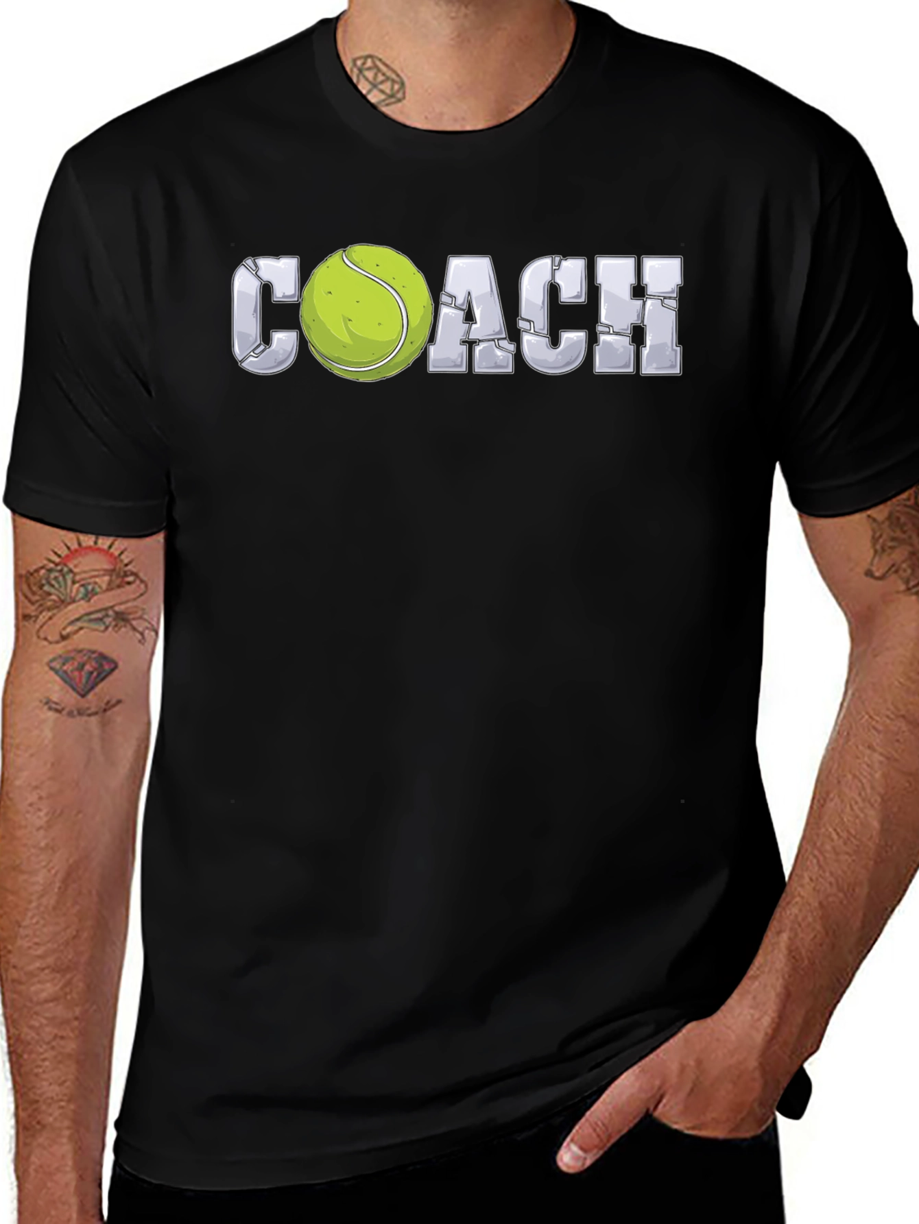 Tennis Coach T-Shirt - Sports Fan Apparel