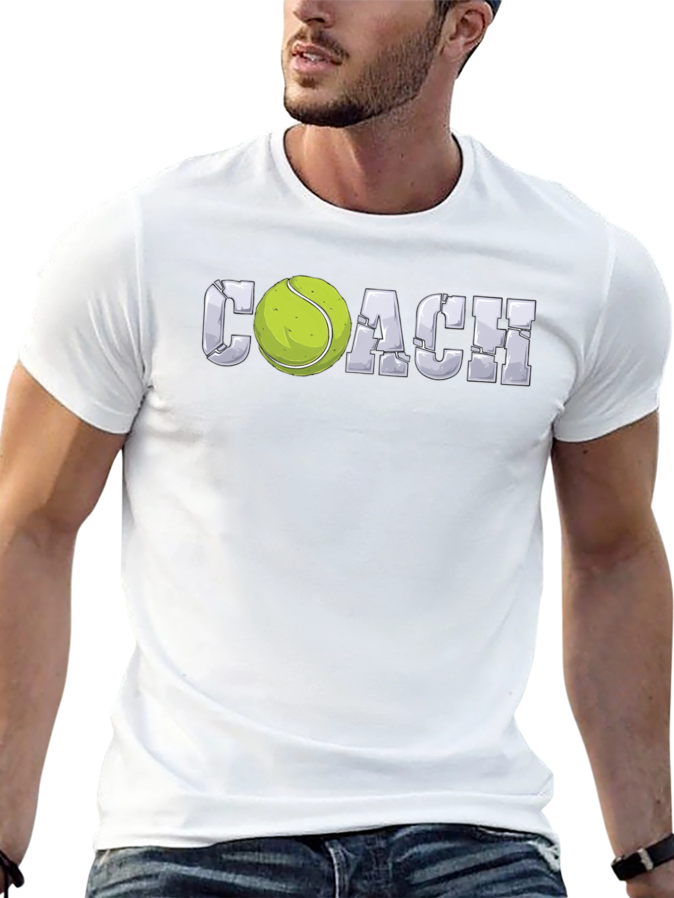 Tennis Coach T-Shirt - Sports Fan Apparel