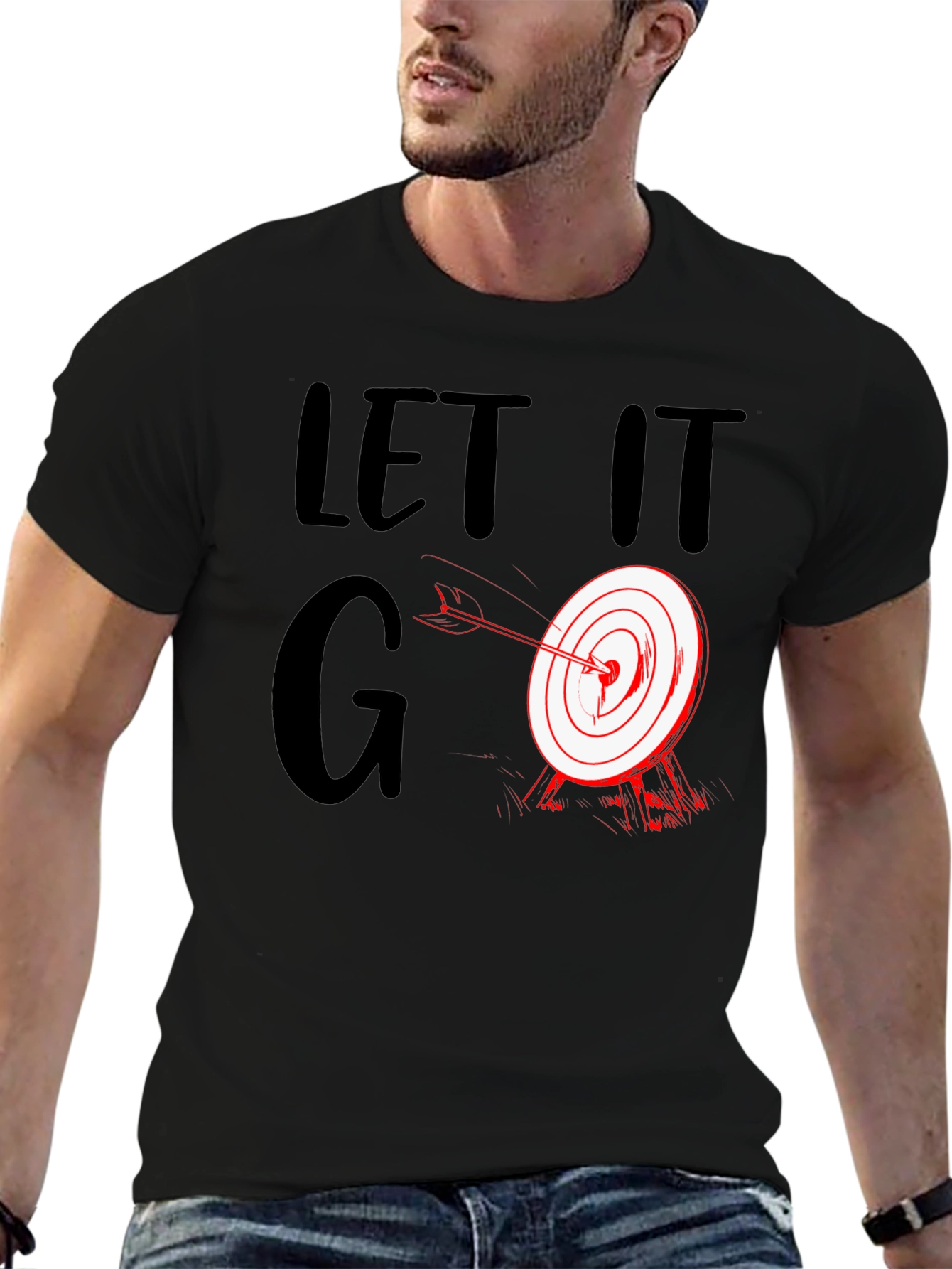 Let it Go Archery T-Shirt - Novelty Target Tee