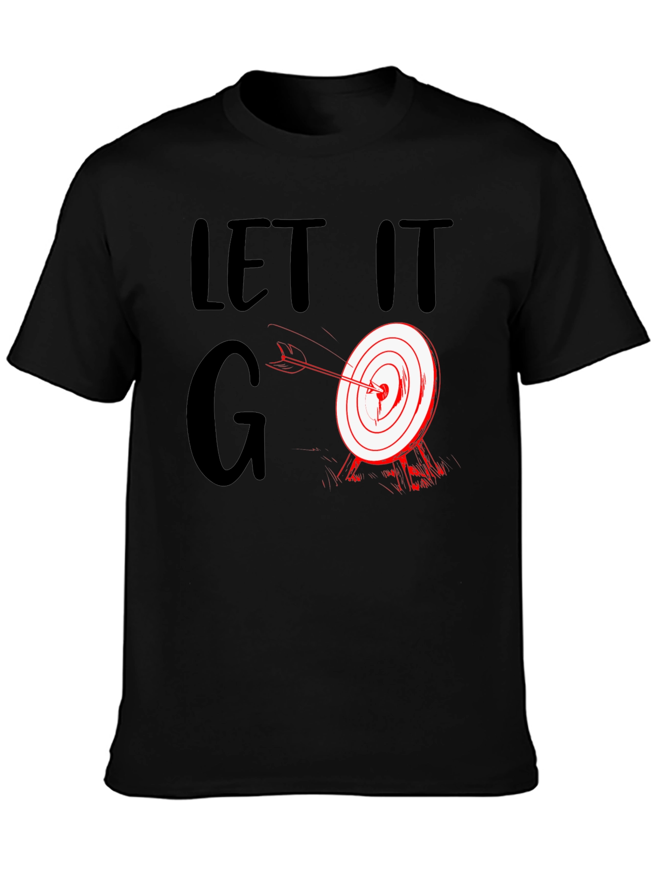 Let it Go Archery T-Shirt - Novelty Target Tee