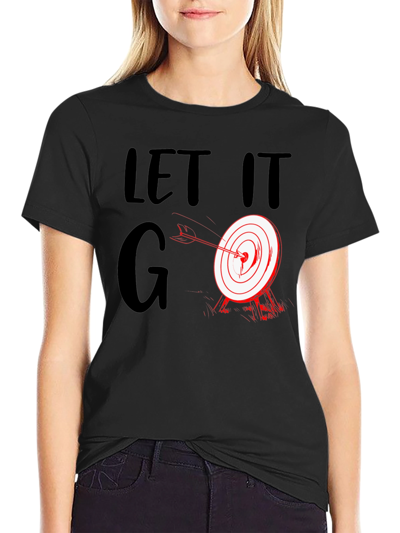 Let it Go Archery T-Shirt - Novelty Target Tee