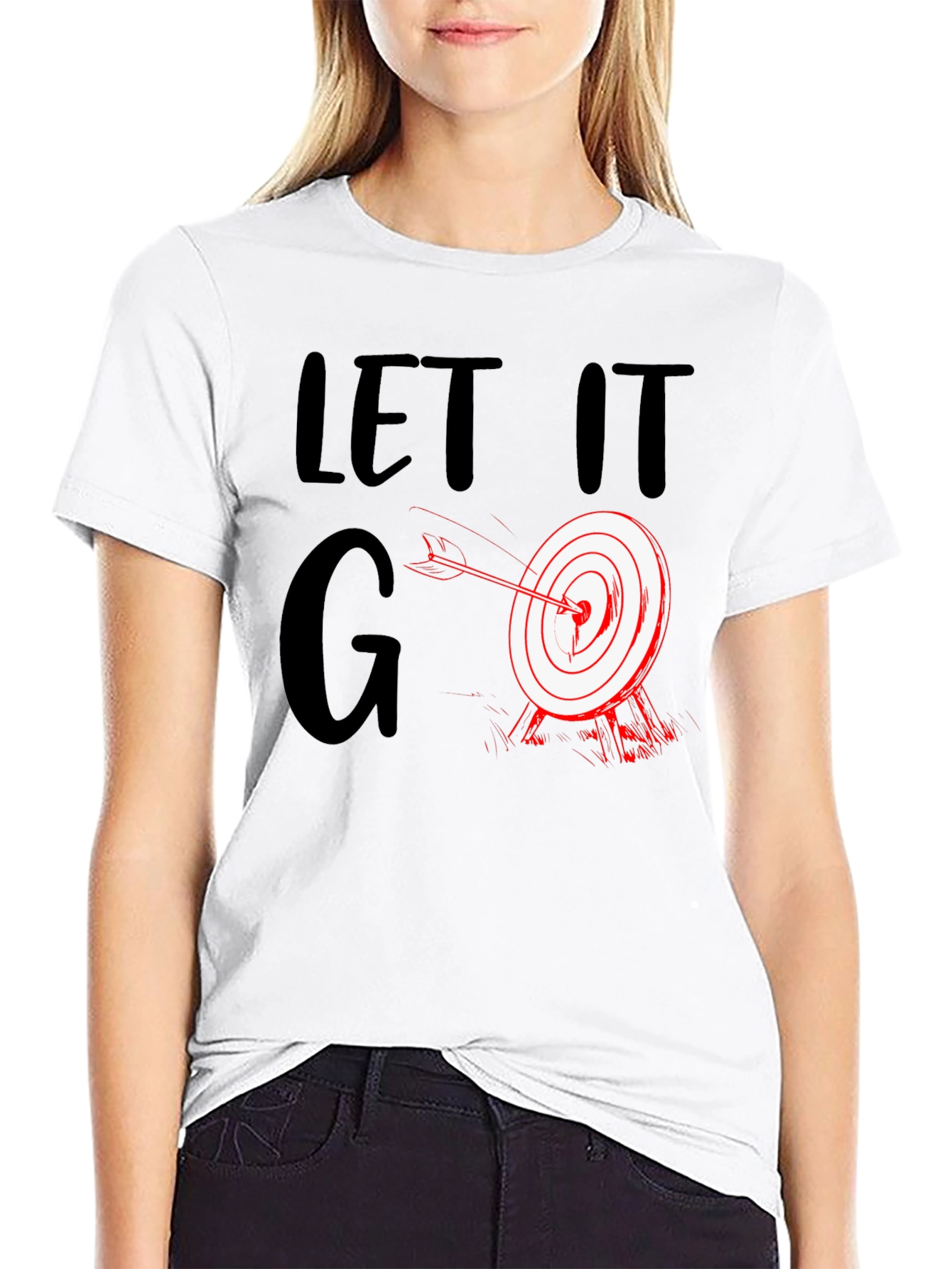Let it Go Archery T-Shirt - Novelty Target Tee