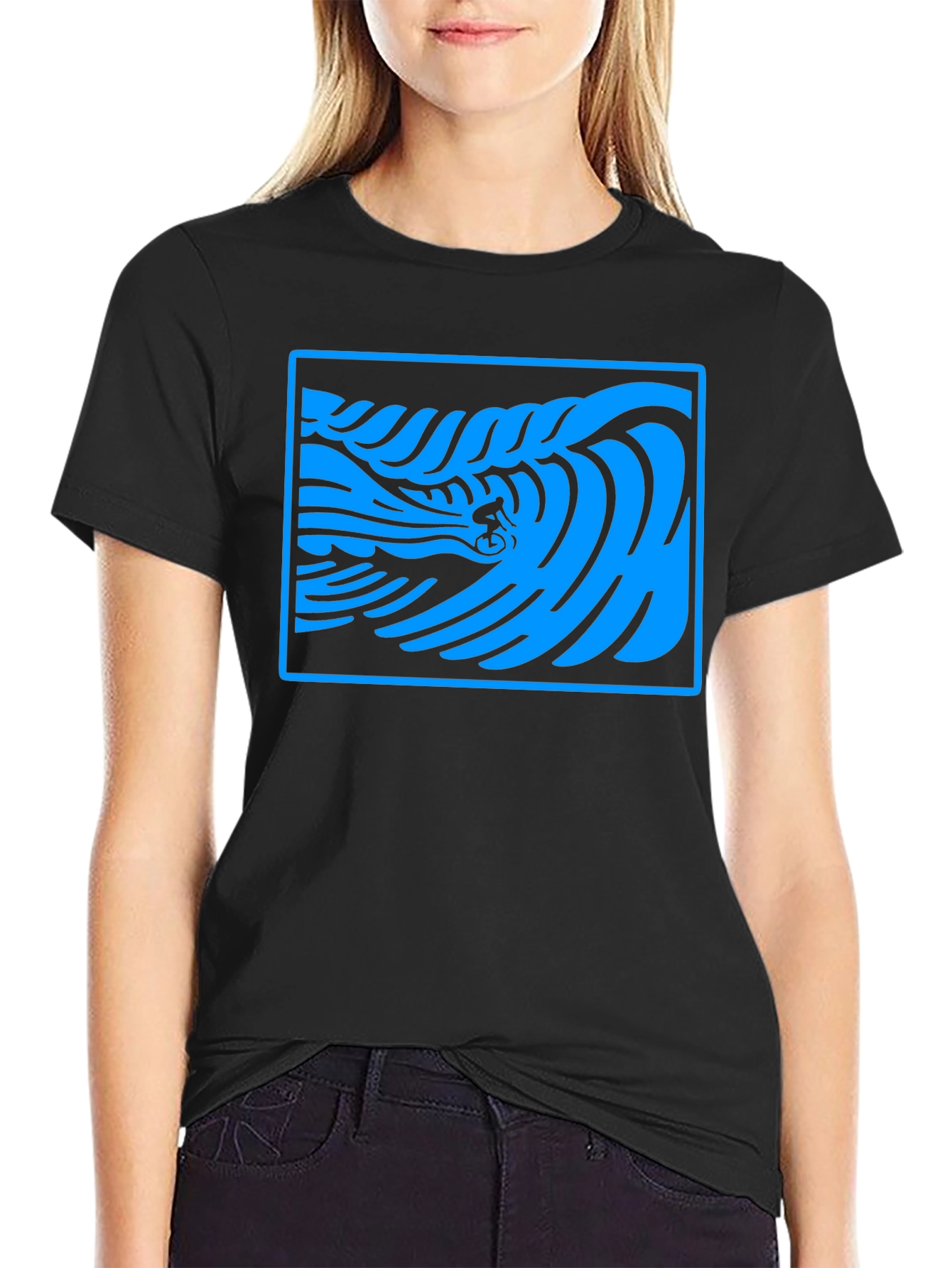Surf Wave Rider Graphic T-Shirt