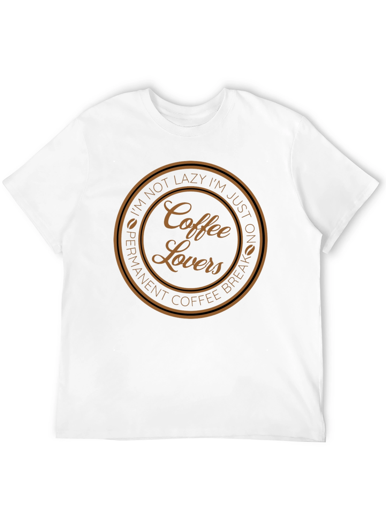 Coffee Lovers Graphic Tee - Permanent Coffee Break