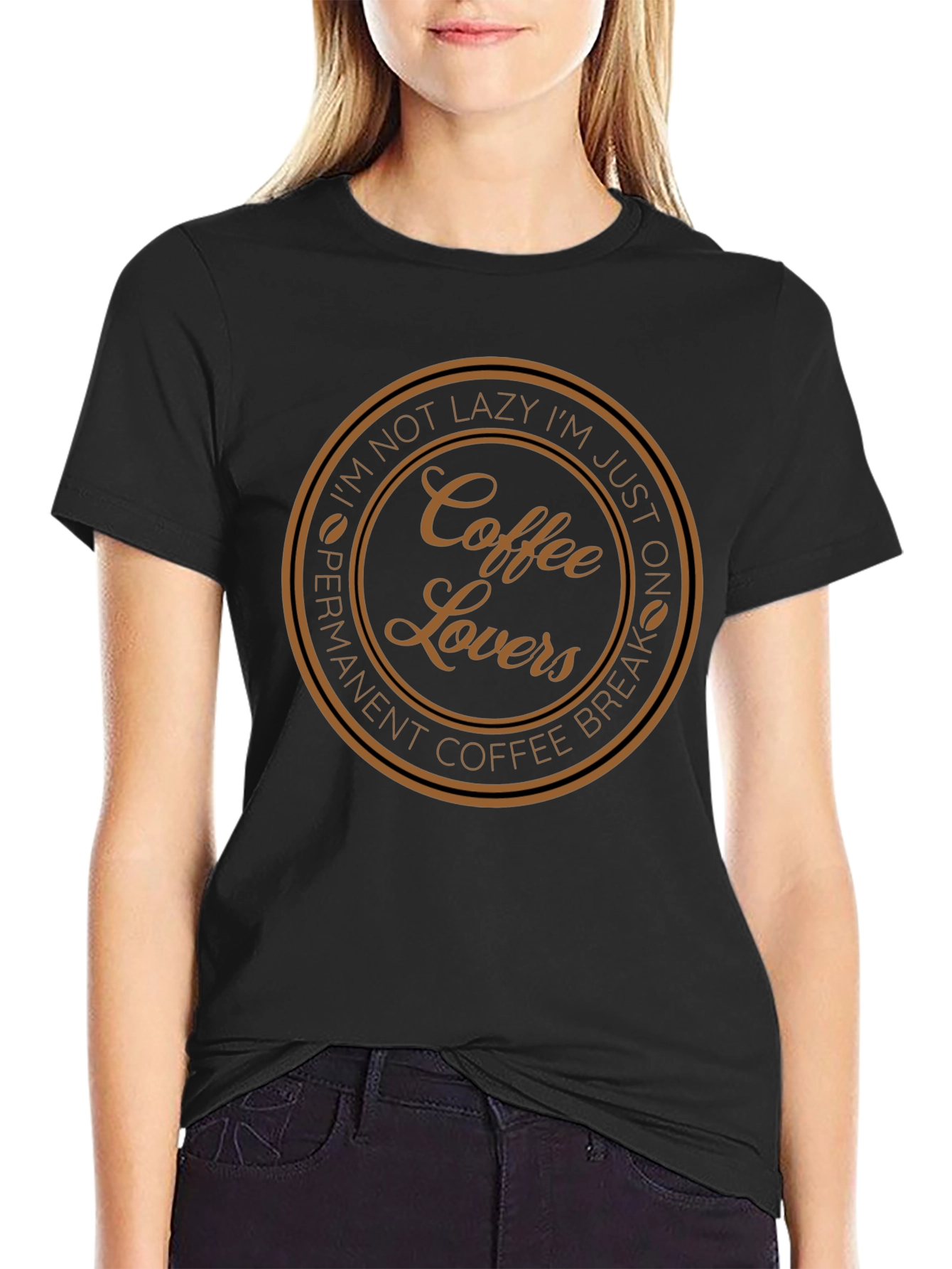Coffee Lovers Graphic Tee - Permanent Coffee Break