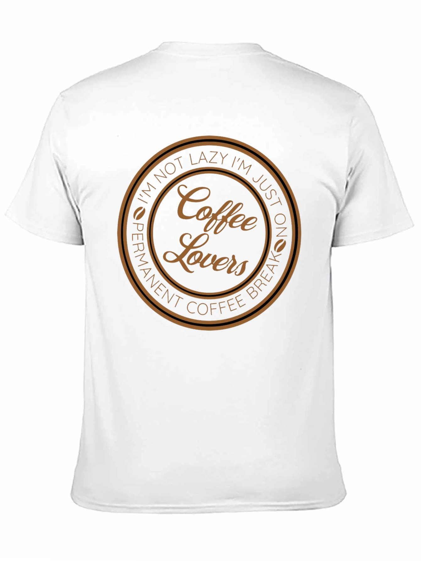 Coffee Lovers Graphic Tee - Permanent Coffee Break