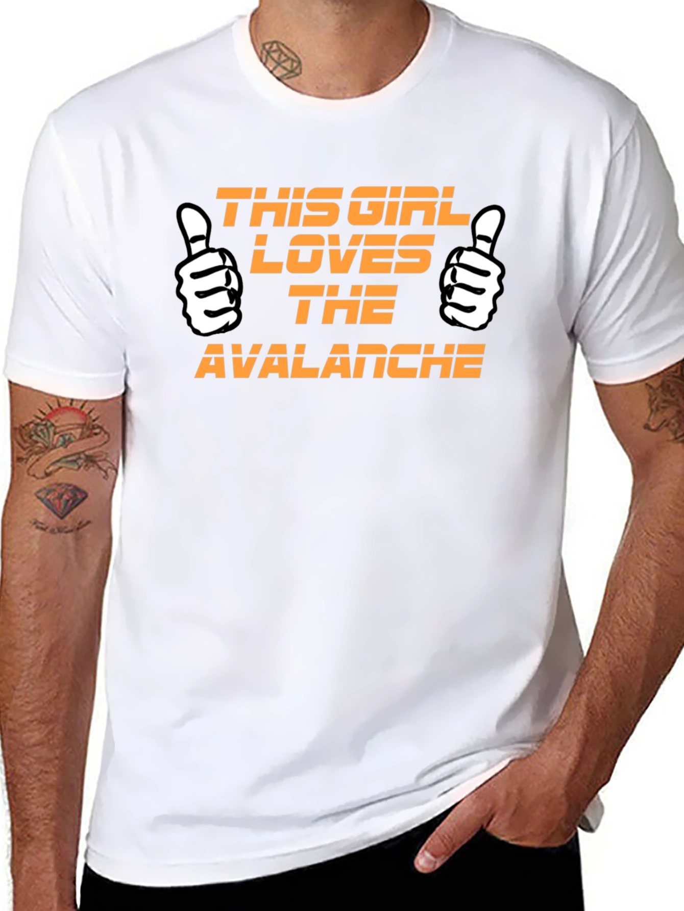 Avalanche Fan T-Shirt - Loves the Team!