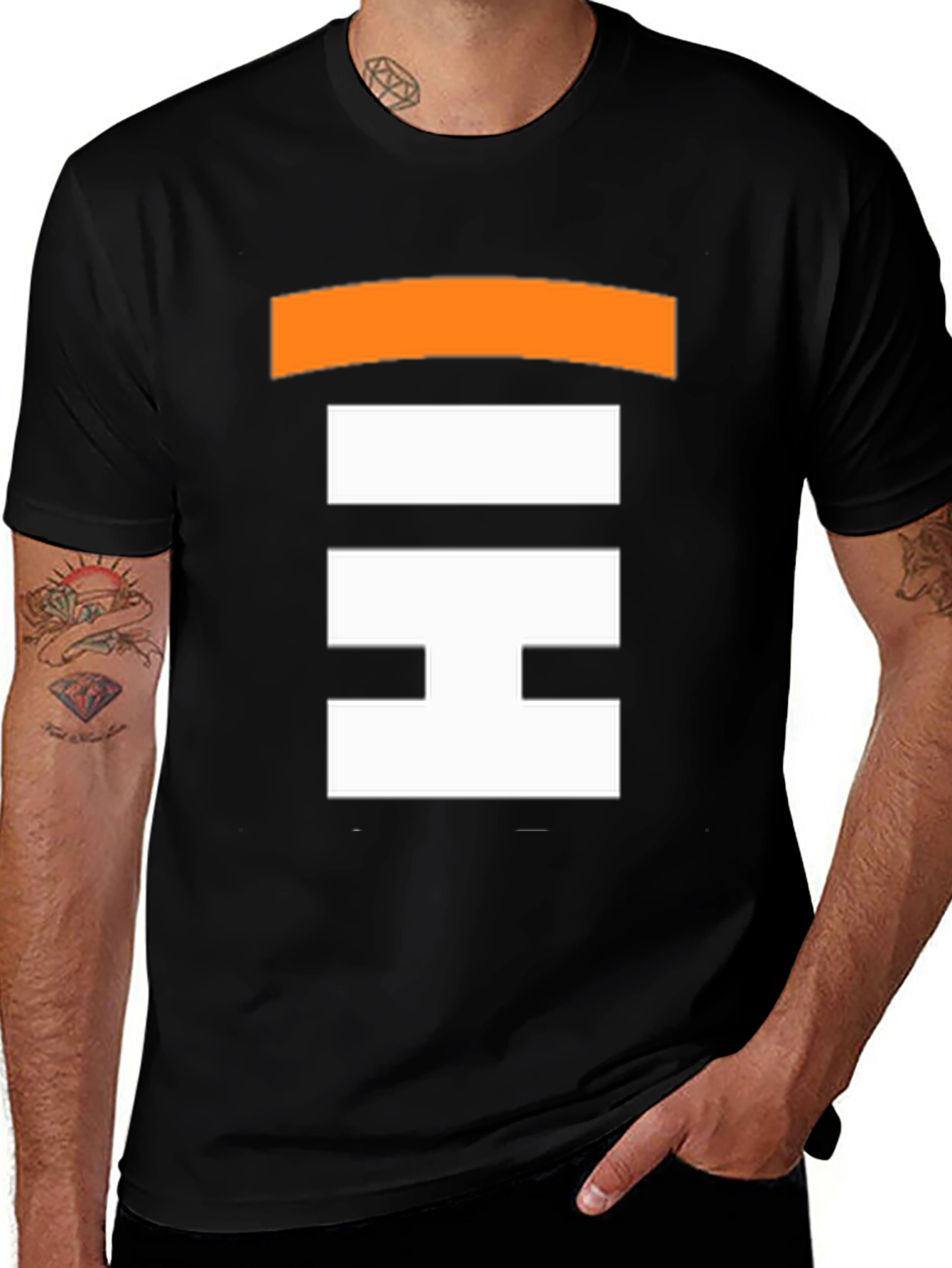 Geometric Block Print Tee - Stylish Casual Wear