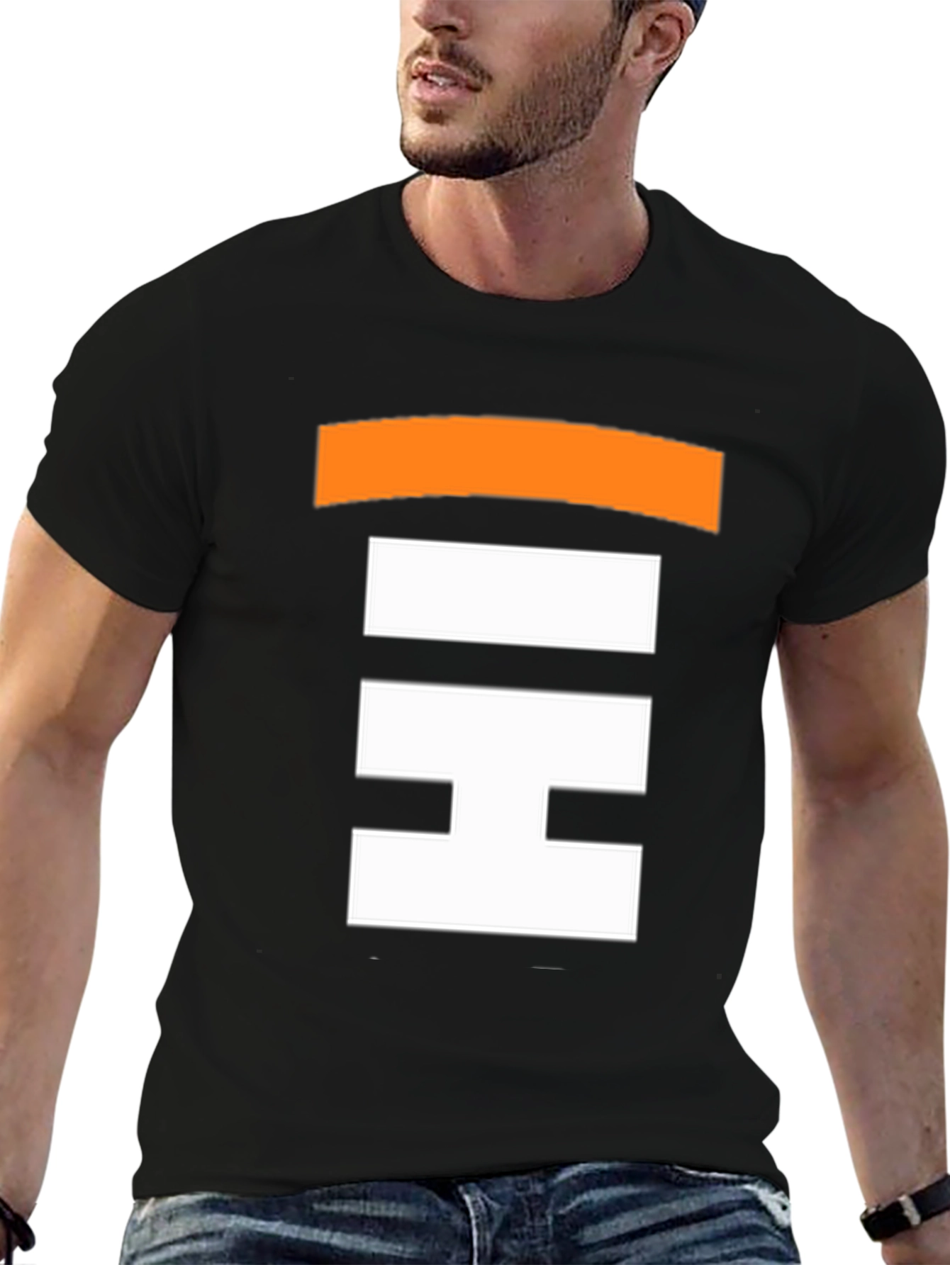 Geometric Block Print Tee - Stylish Casual Wear
