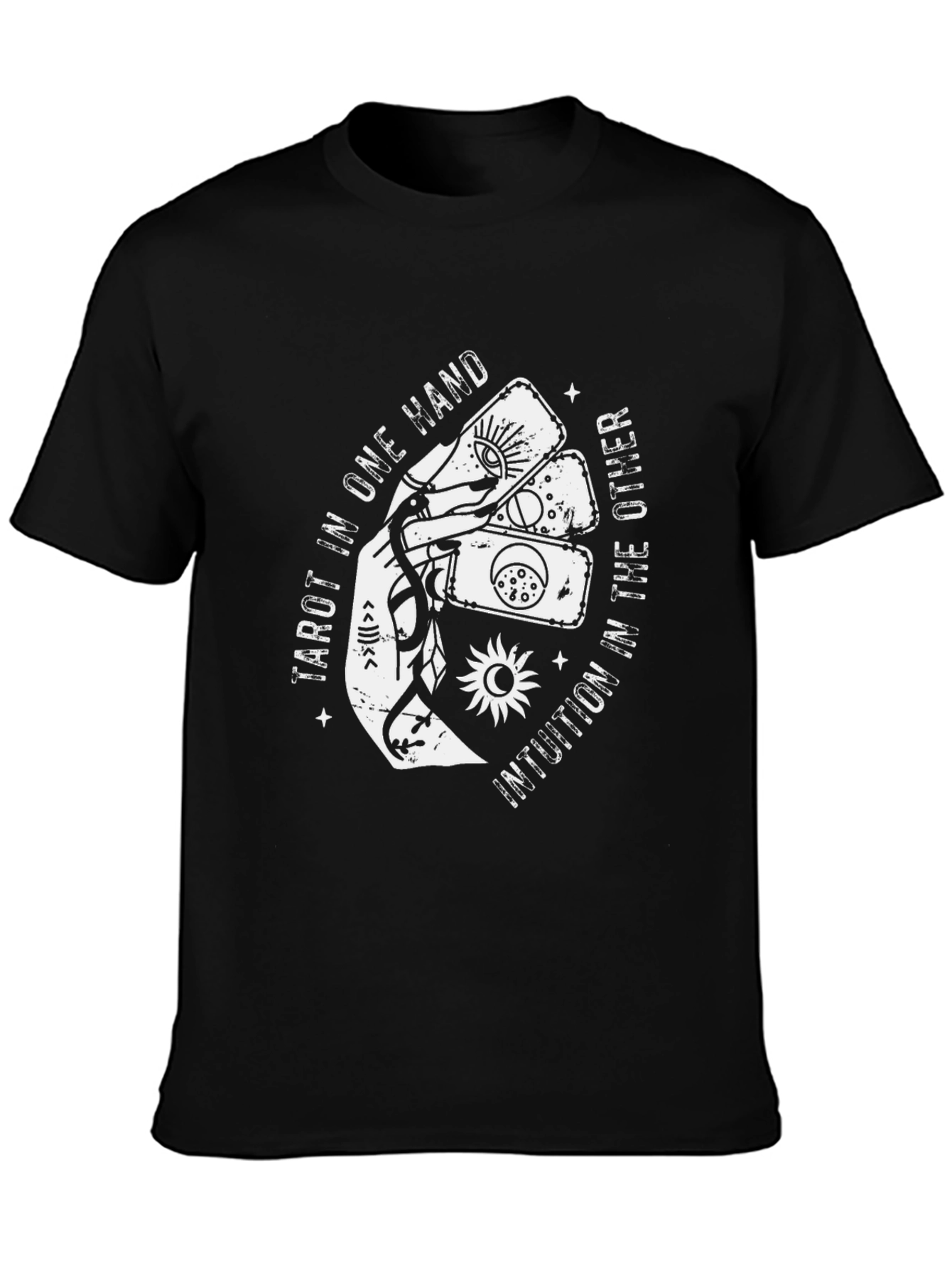 Tarot Intuition Graphic Tee - Unique Design