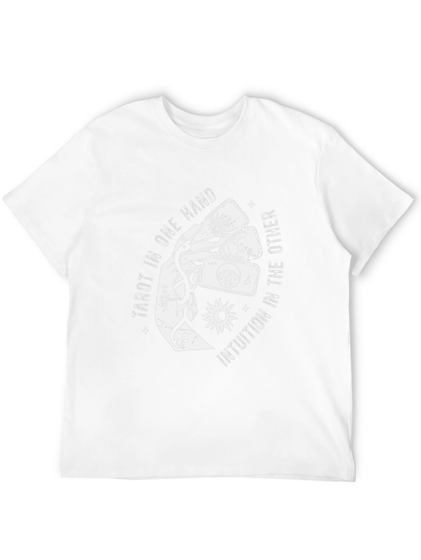 Tarot Intuition Graphic Tee - Unique Design