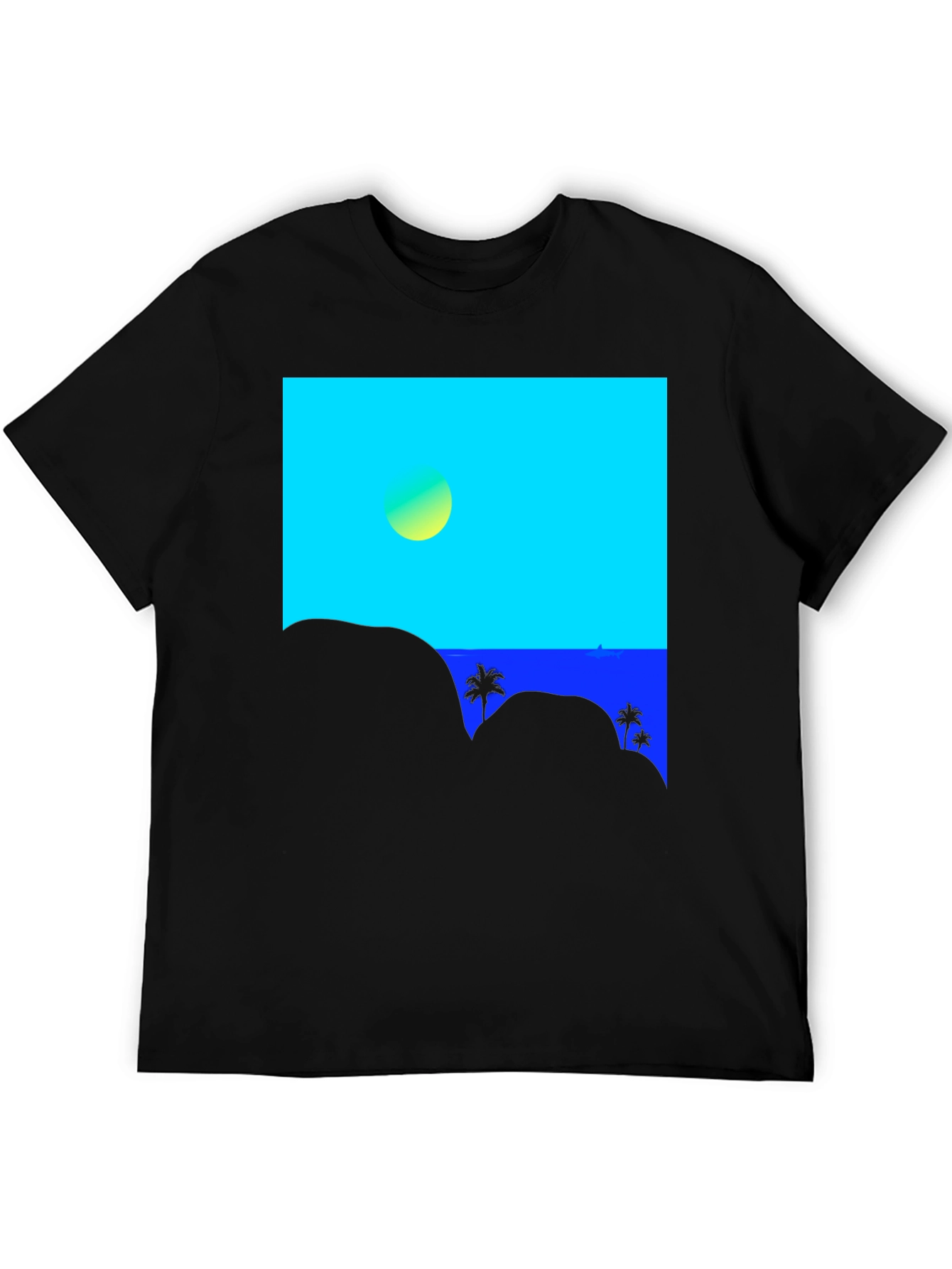 Tropical Horizon Graphic Tee - Island Vibes T-Shirt