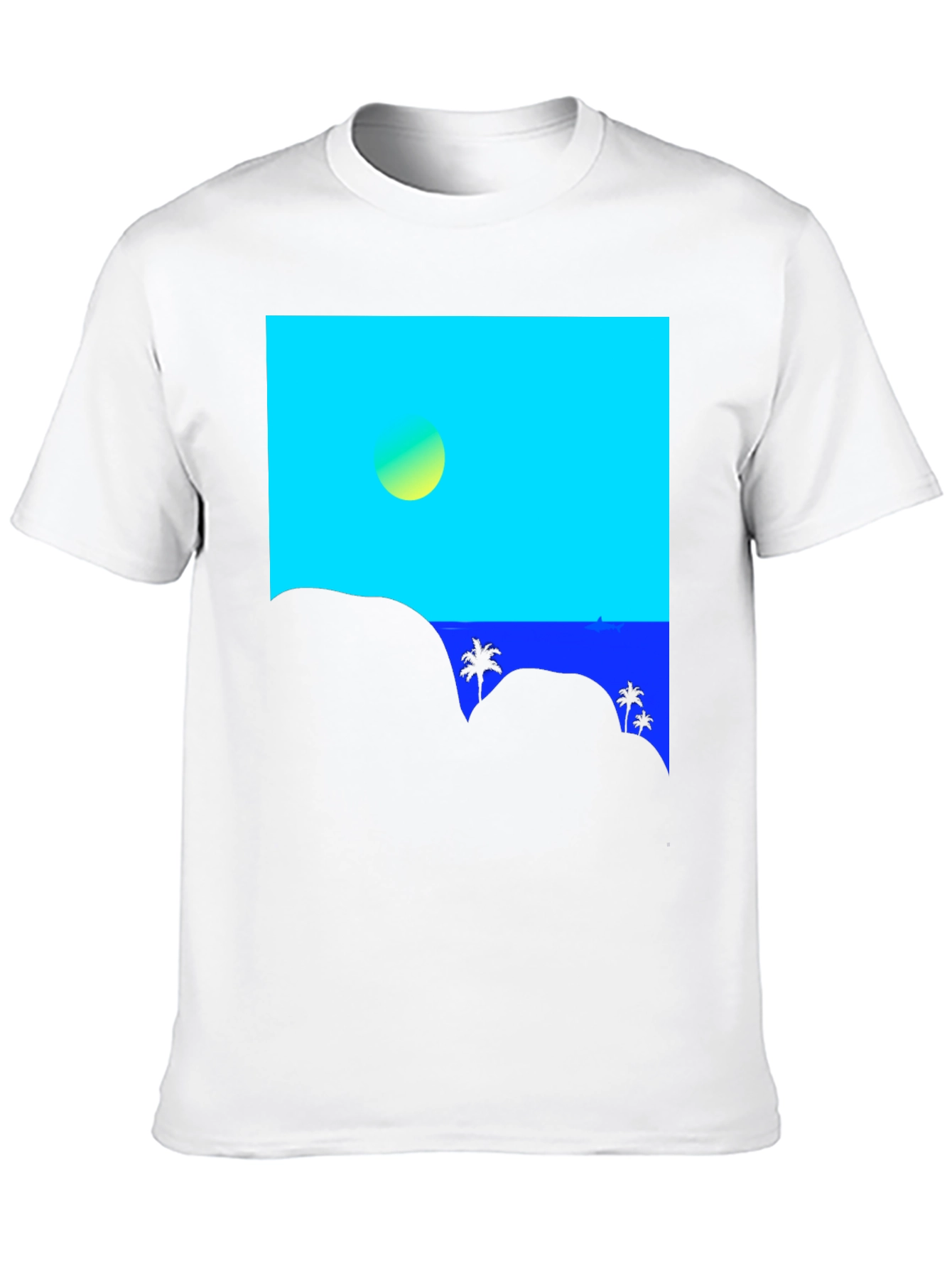 Tropical Horizon Graphic Tee - Island Vibes T-Shirt