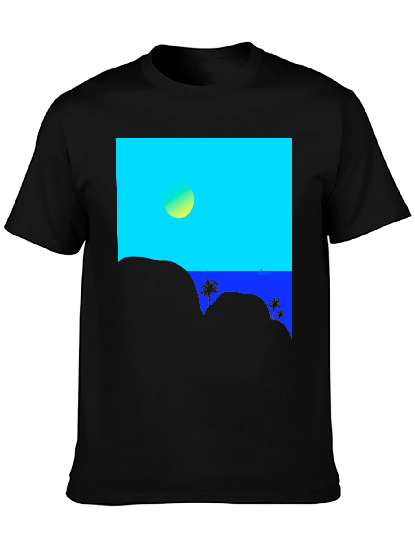 Tropical Horizon Graphic Tee - Island Vibes T-Shirt