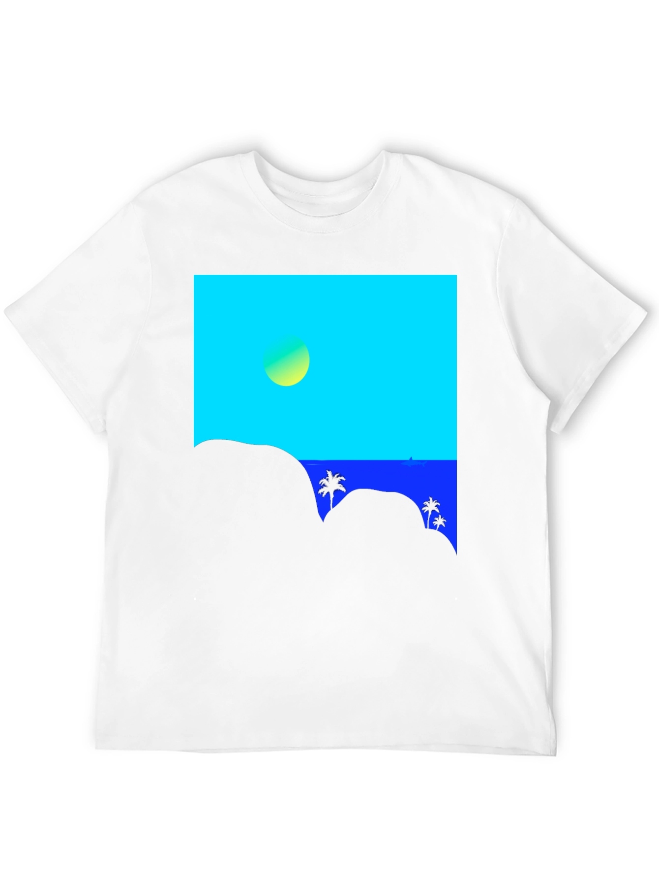 Tropical Horizon Graphic Tee - Island Vibes T-Shirt