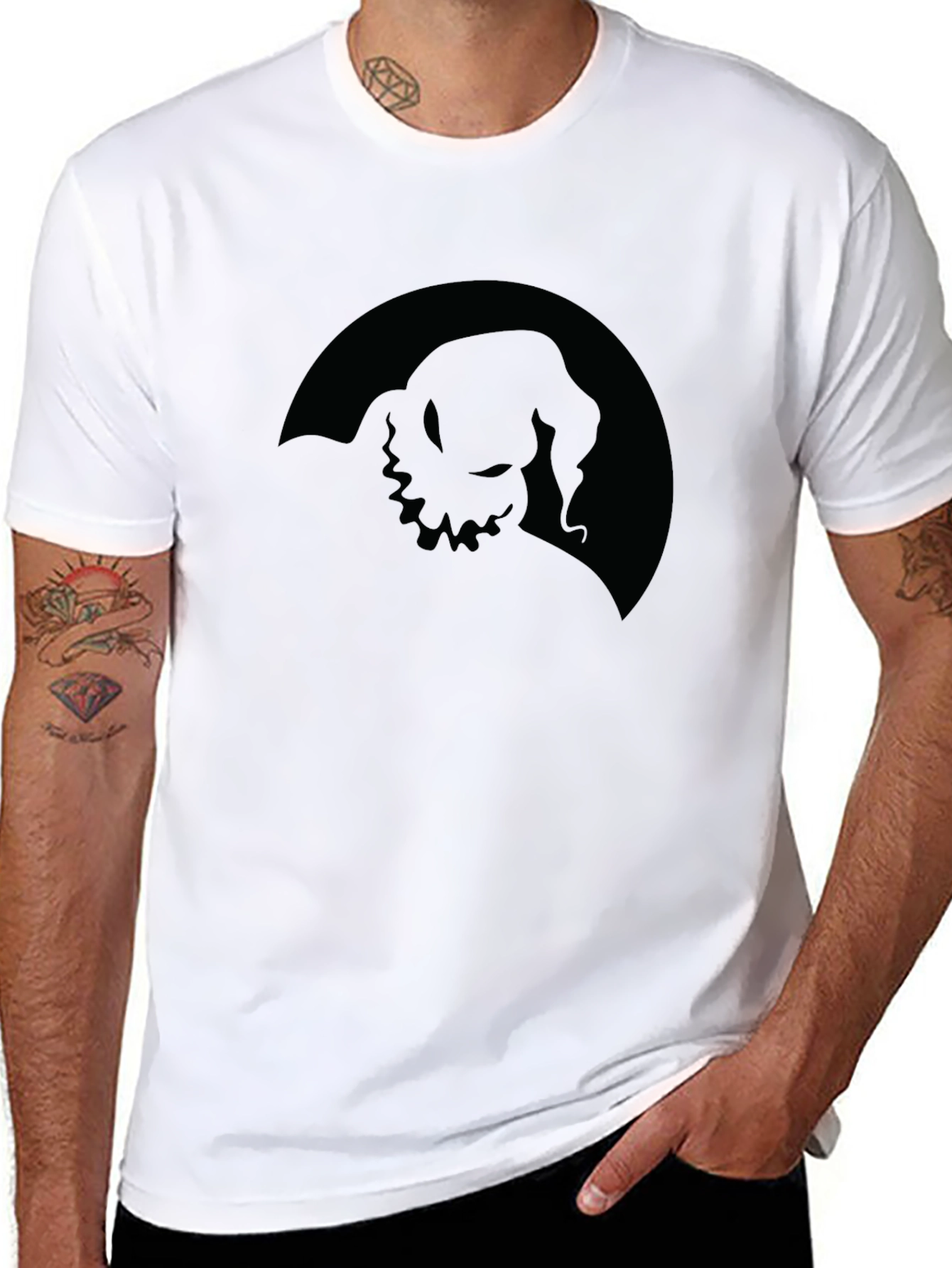 Oogie Boogie Silhouette Black T-Shirt