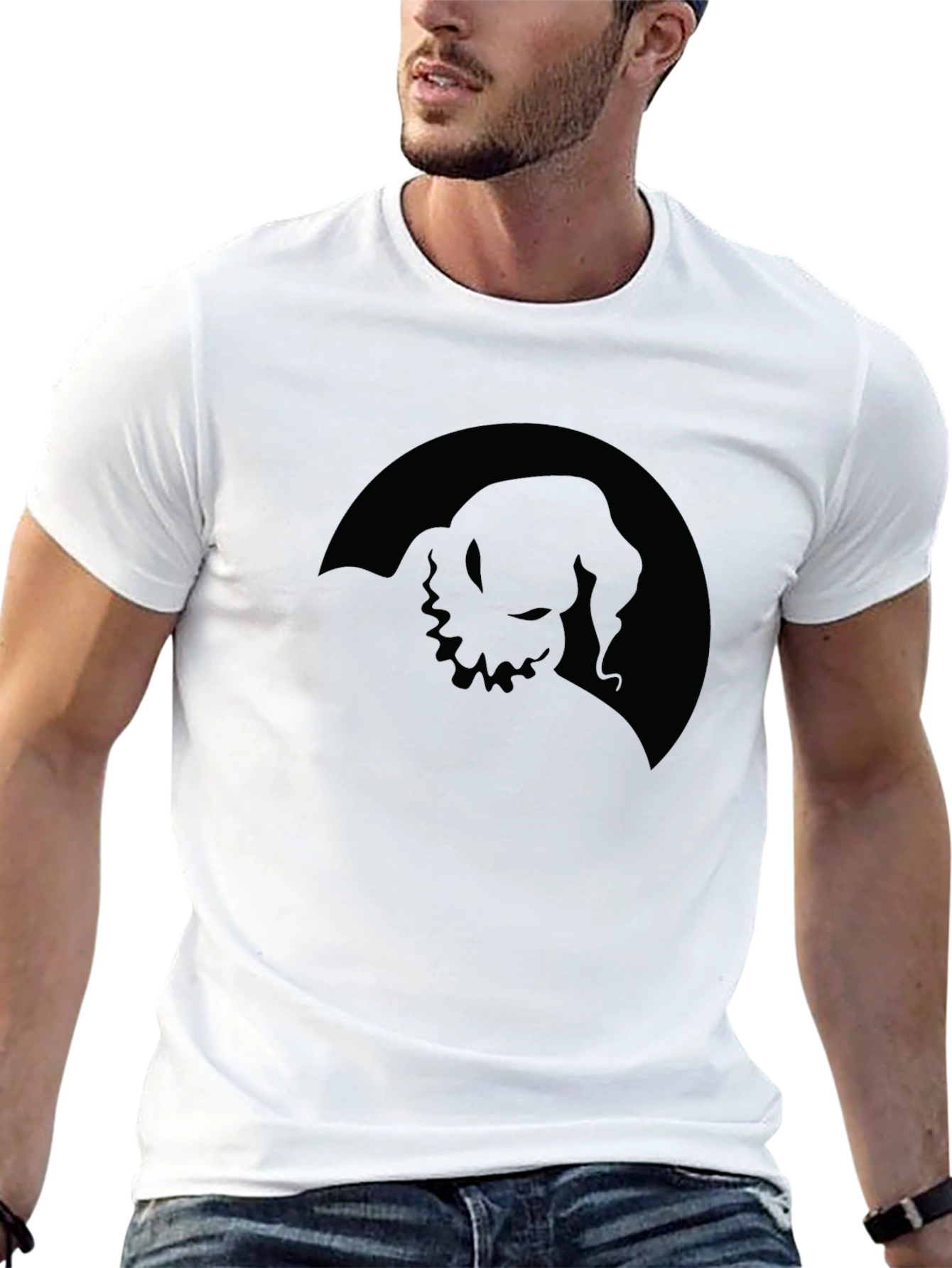 Oogie Boogie Silhouette Black T-Shirt