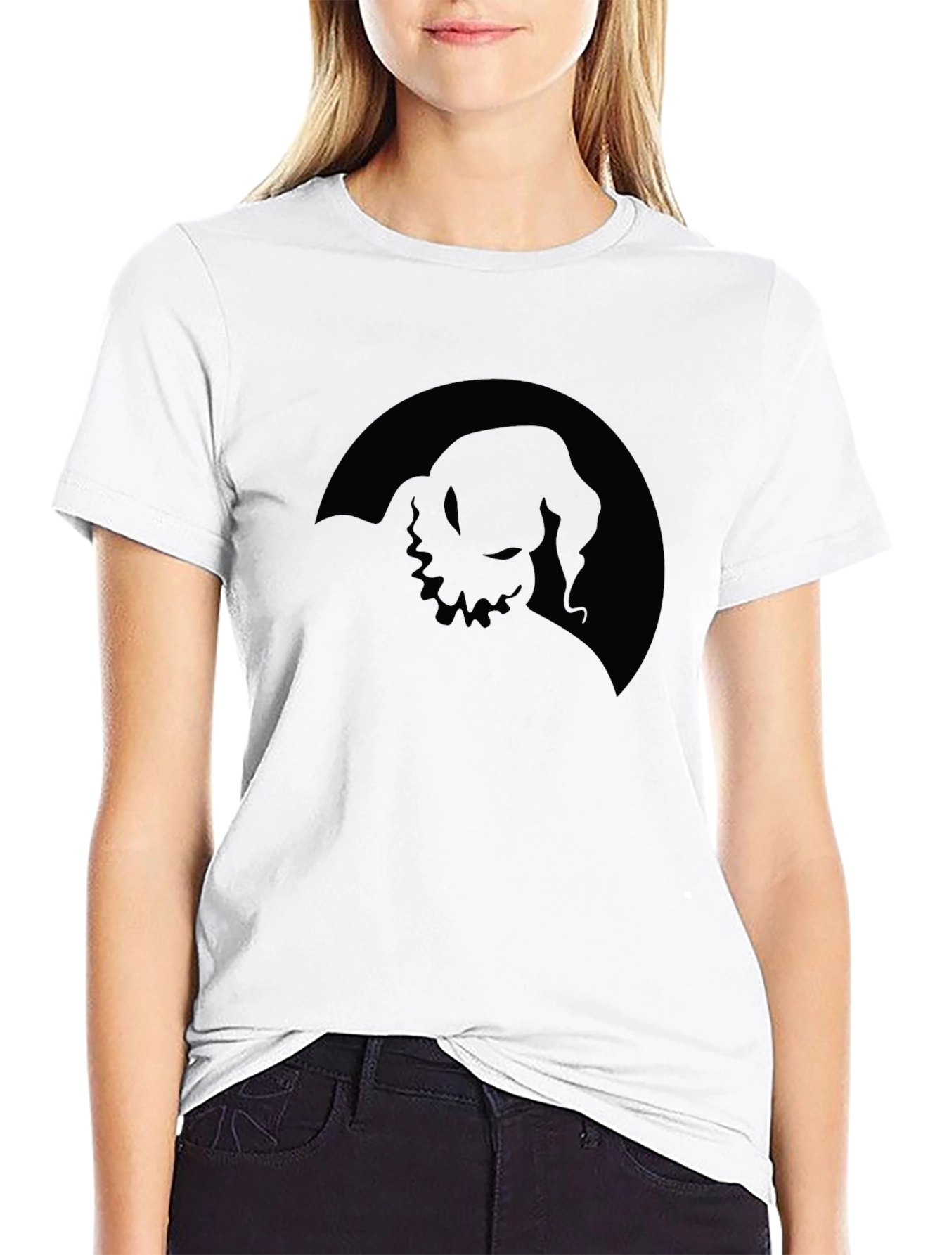 Oogie Boogie Silhouette Black T-Shirt