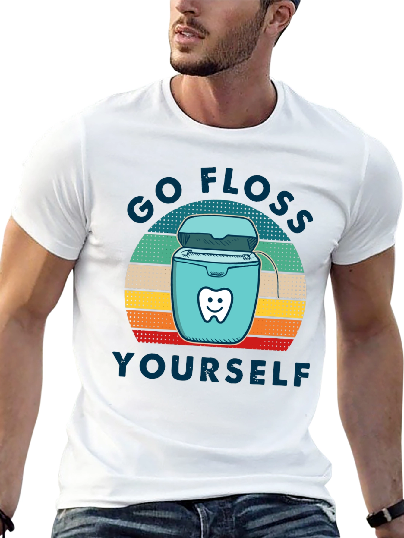 Go Floss Yourself T-Shirt - Dental Hygiene Tee