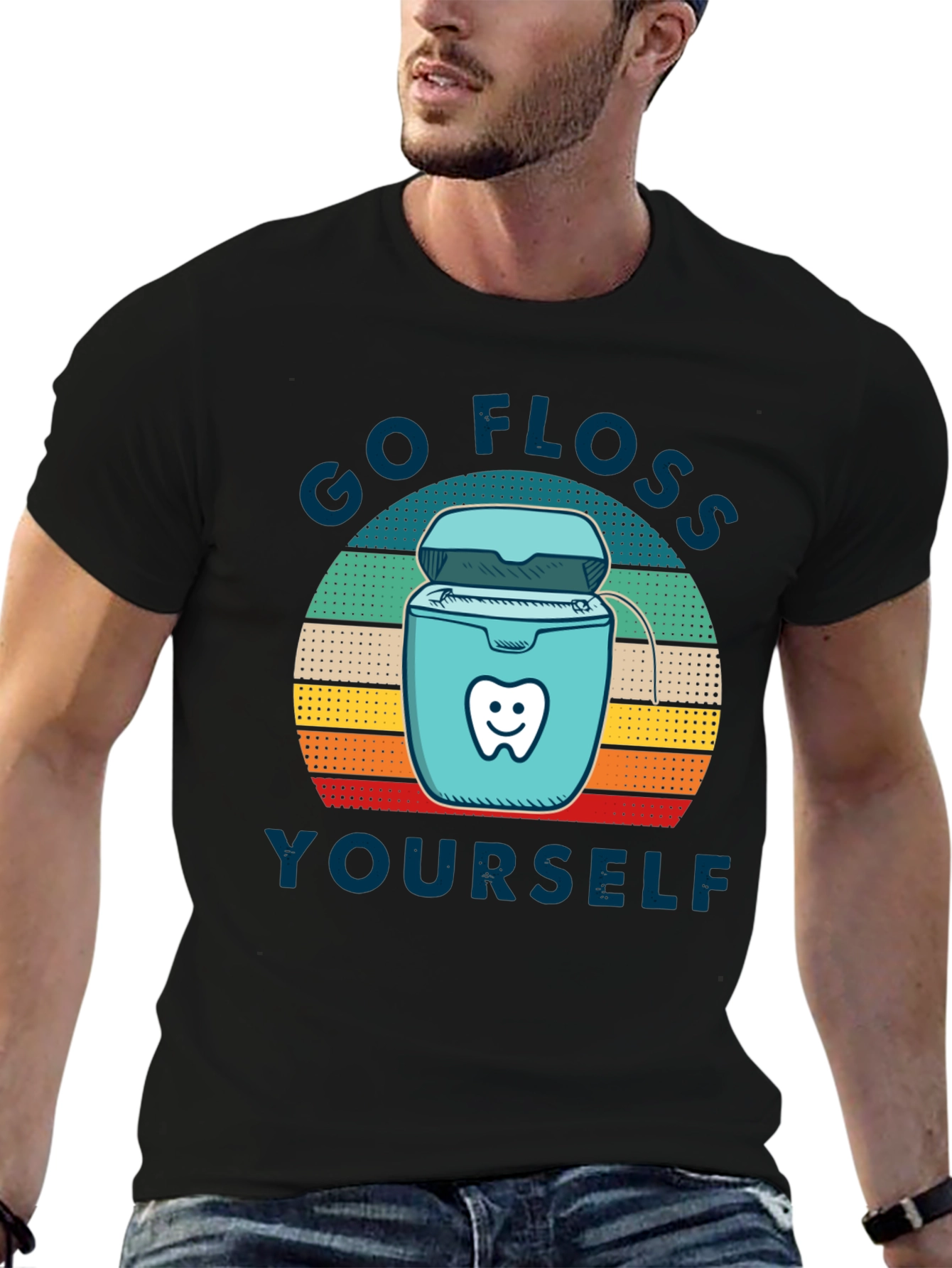 Go Floss Yourself T-Shirt - Dental Hygiene Tee