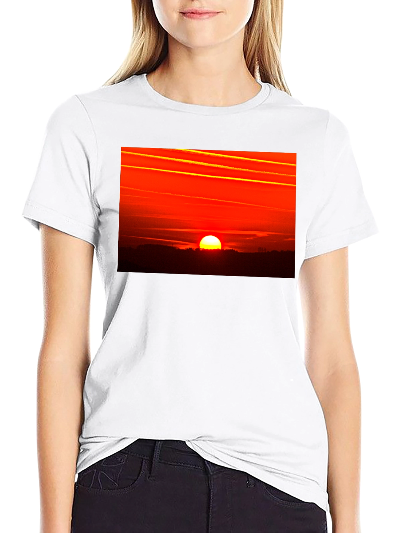 Sunset Graphic Tee - Bold & Stylish
