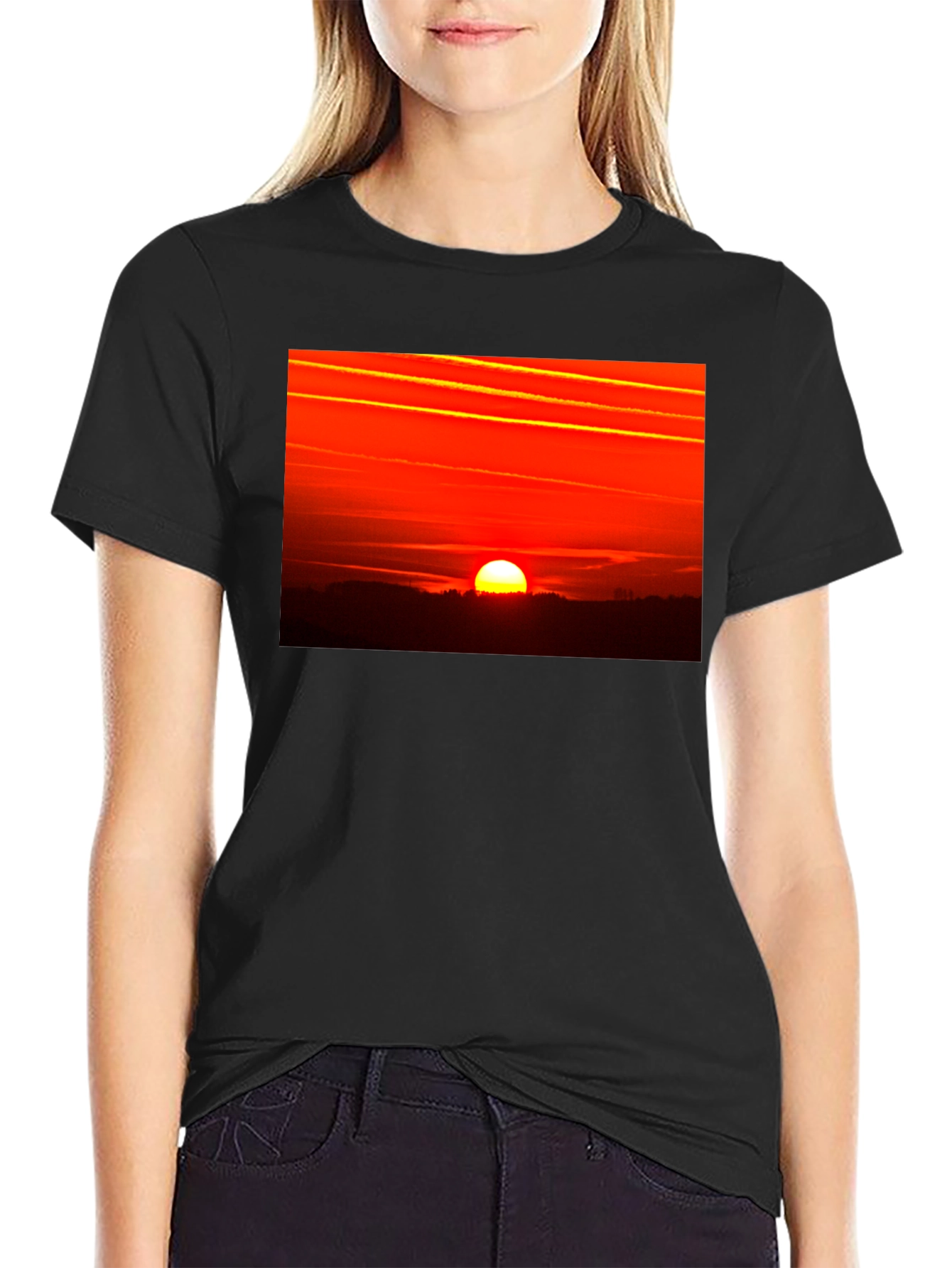 Sunset Graphic Tee - Bold & Stylish