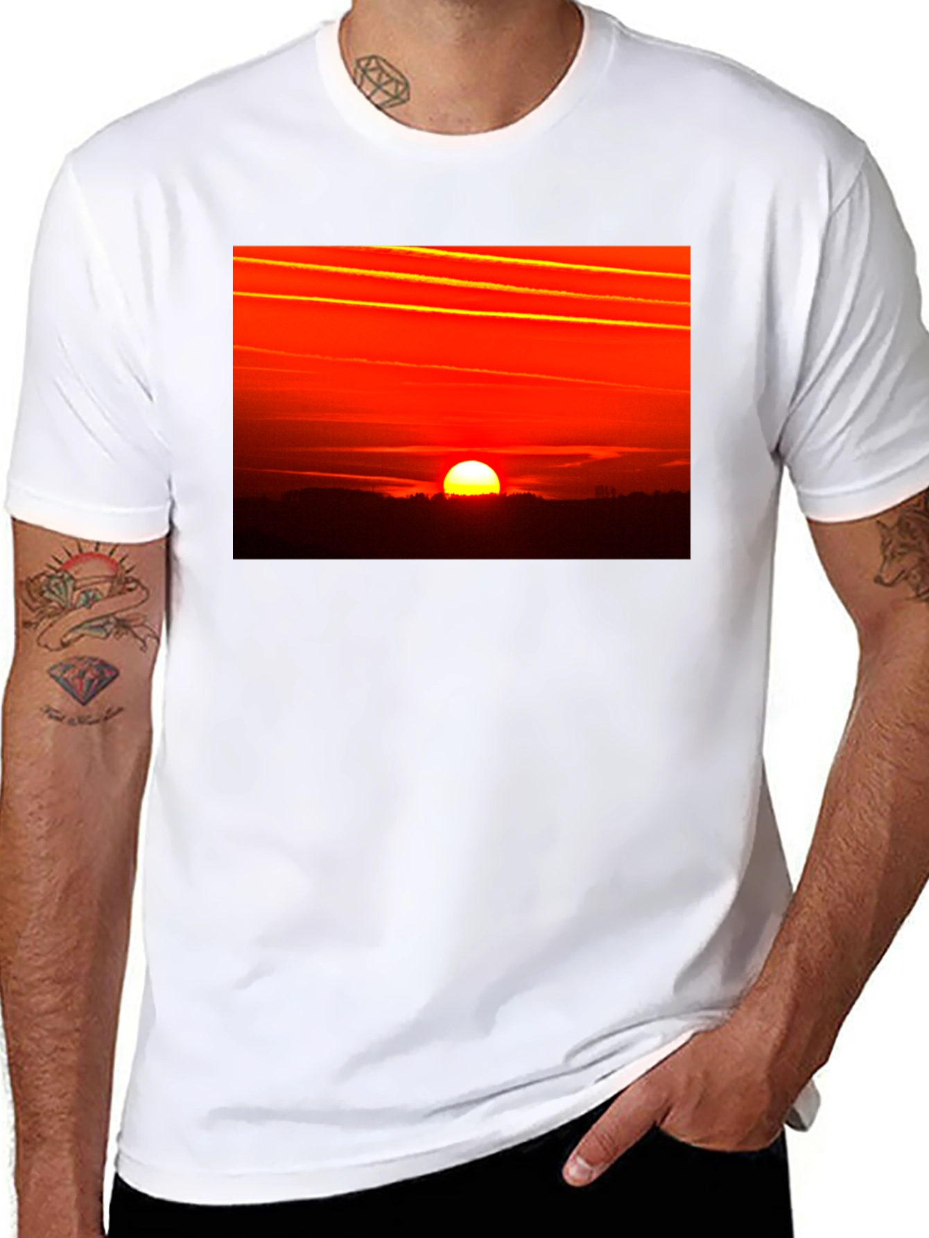 Sunset Graphic Tee - Bold & Stylish