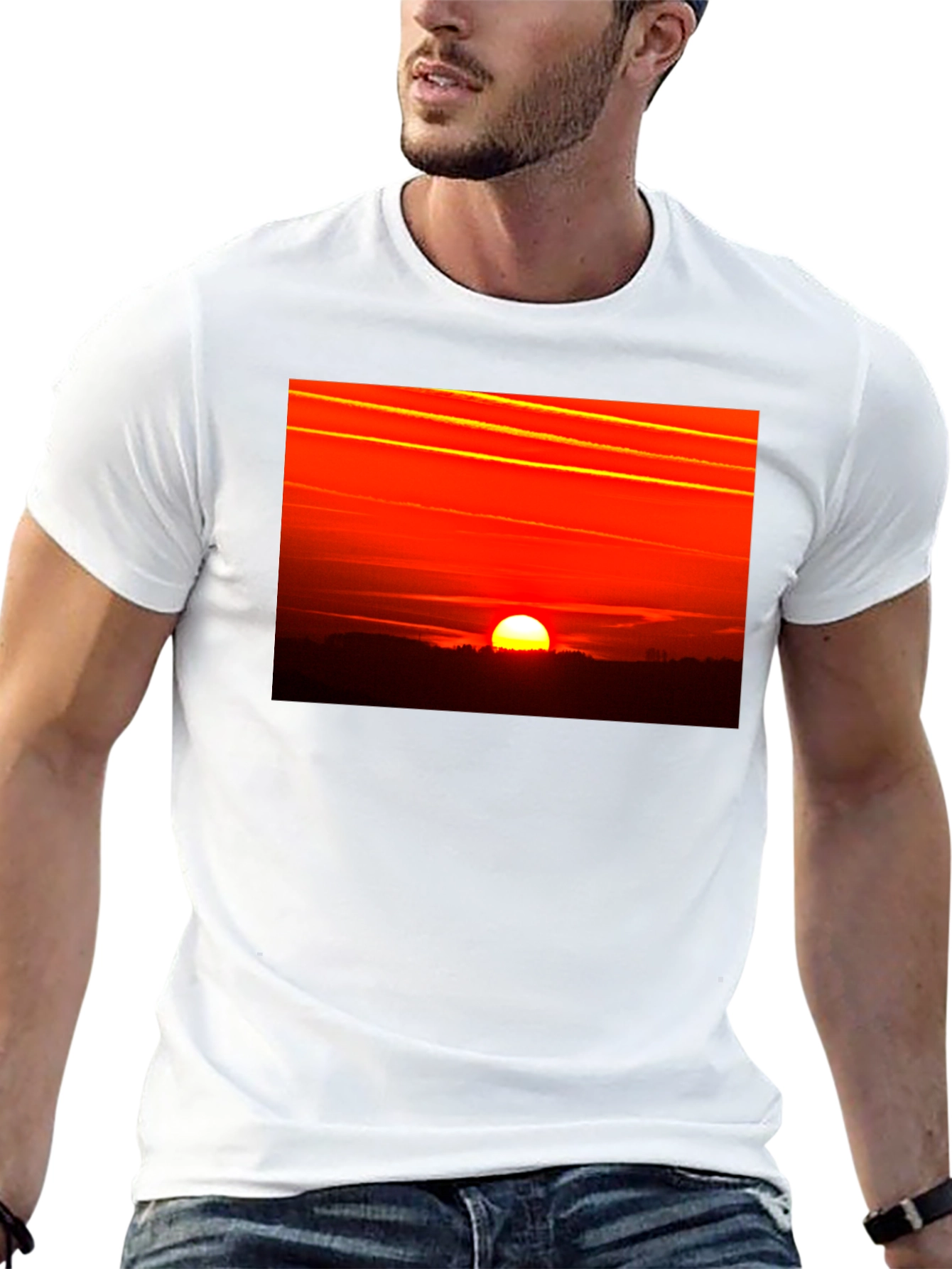 Sunset Graphic Tee - Bold & Stylish