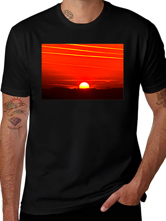 Sunset Graphic Tee - Bold & Stylish