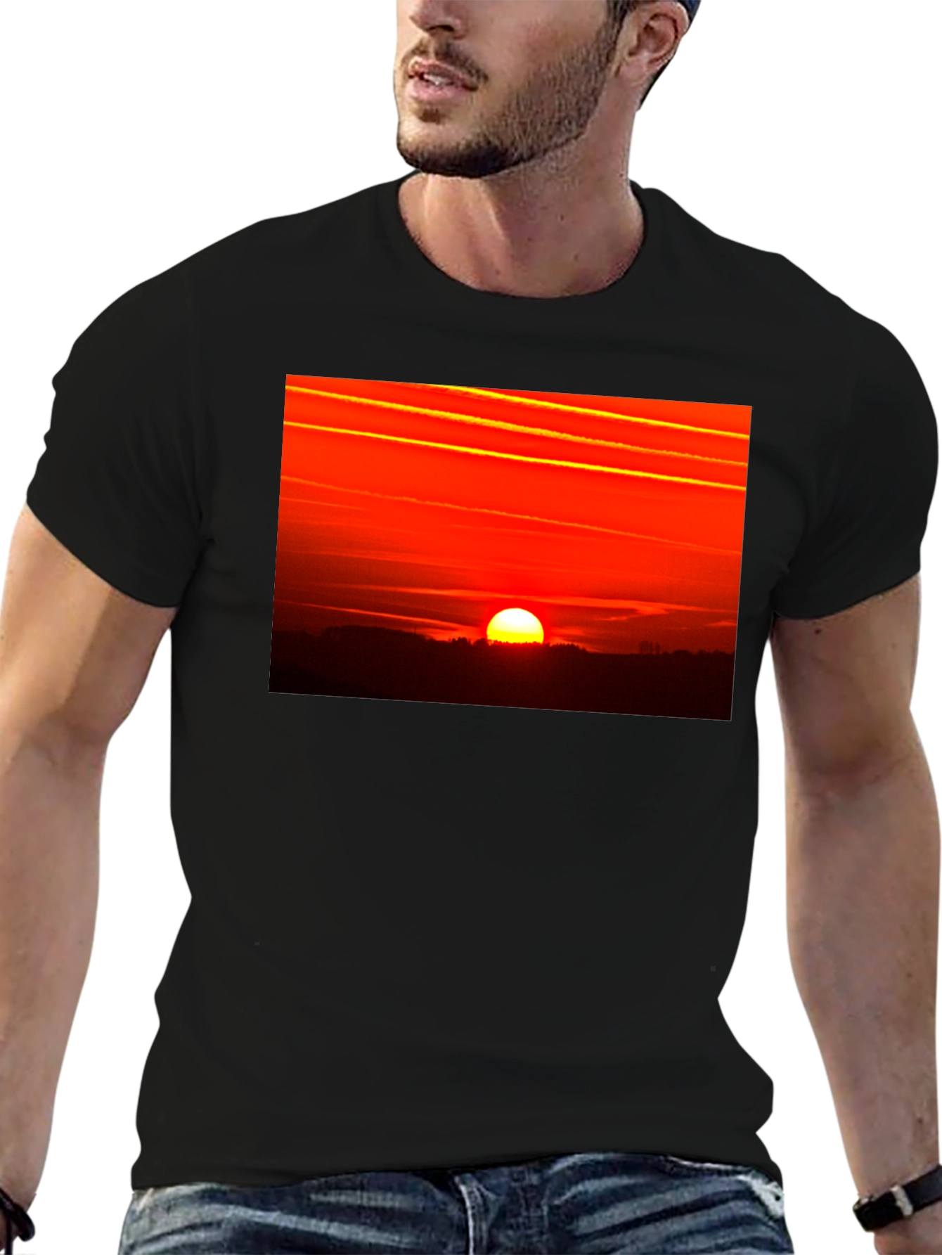 Sunset Graphic Tee - Bold & Stylish