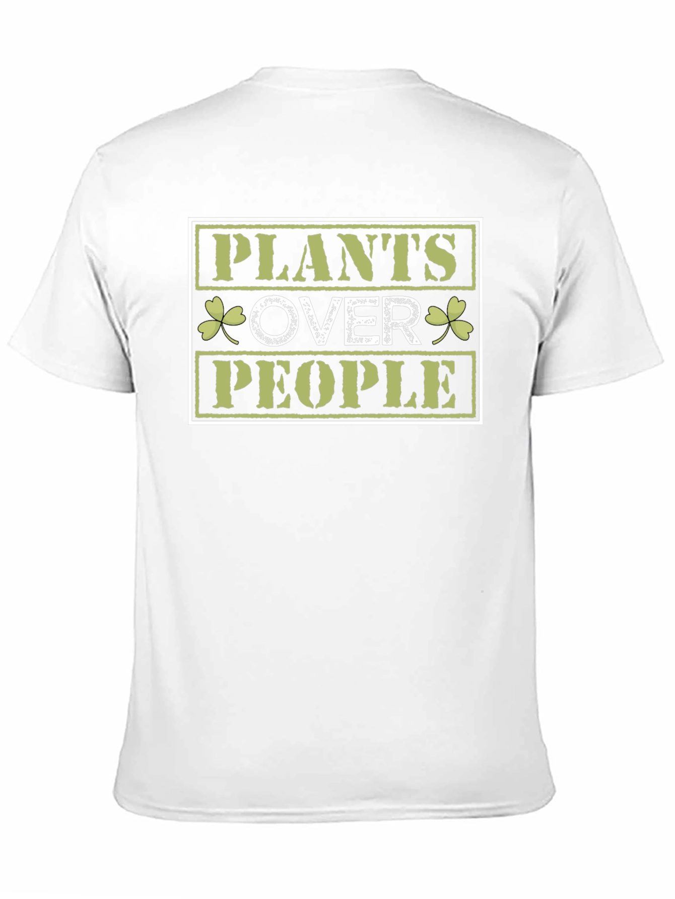 Plants Over People Graphic T-Shirt - Nature Lover Tee