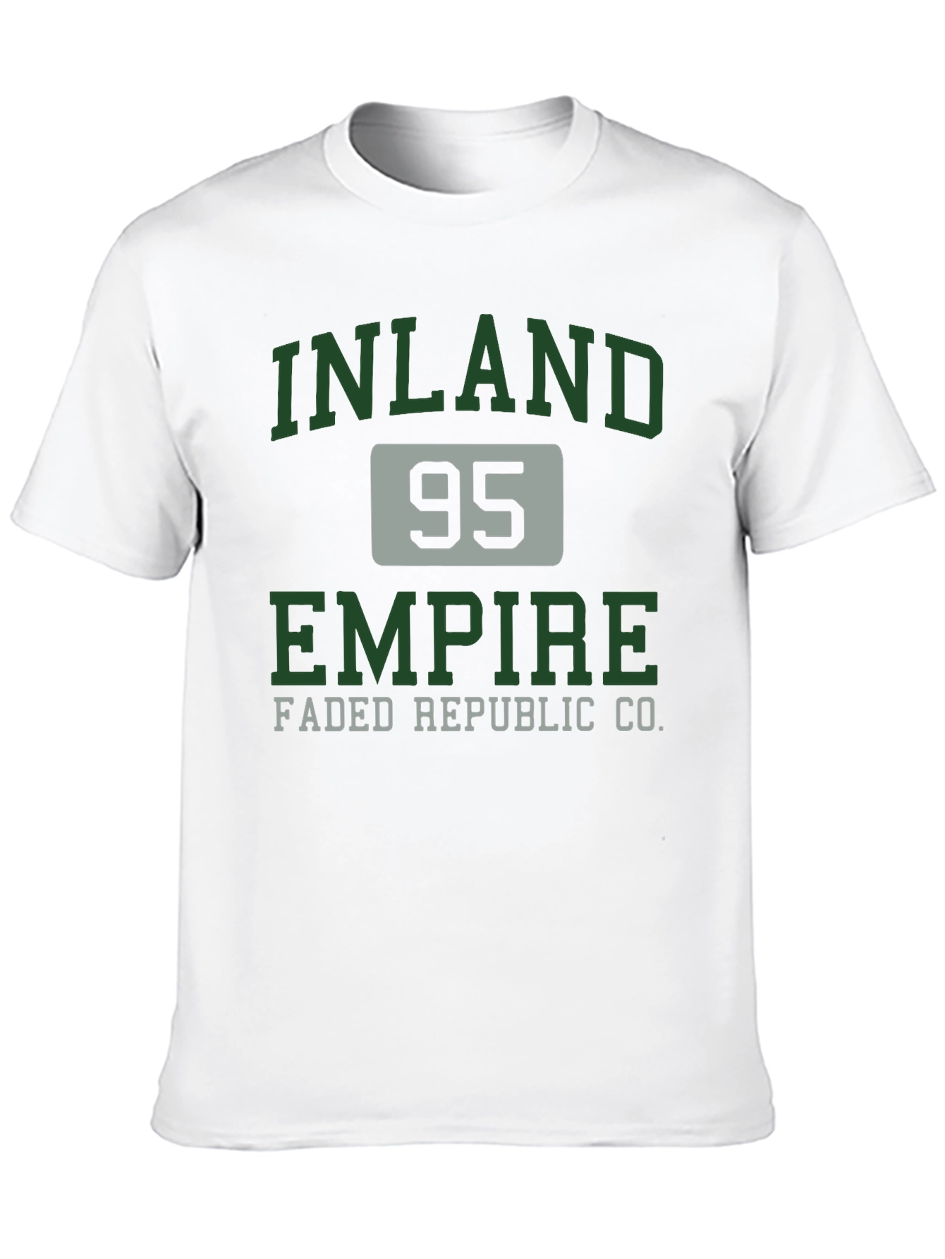 Inland Empire 95 Faded Republic Co. Black T-Shirt