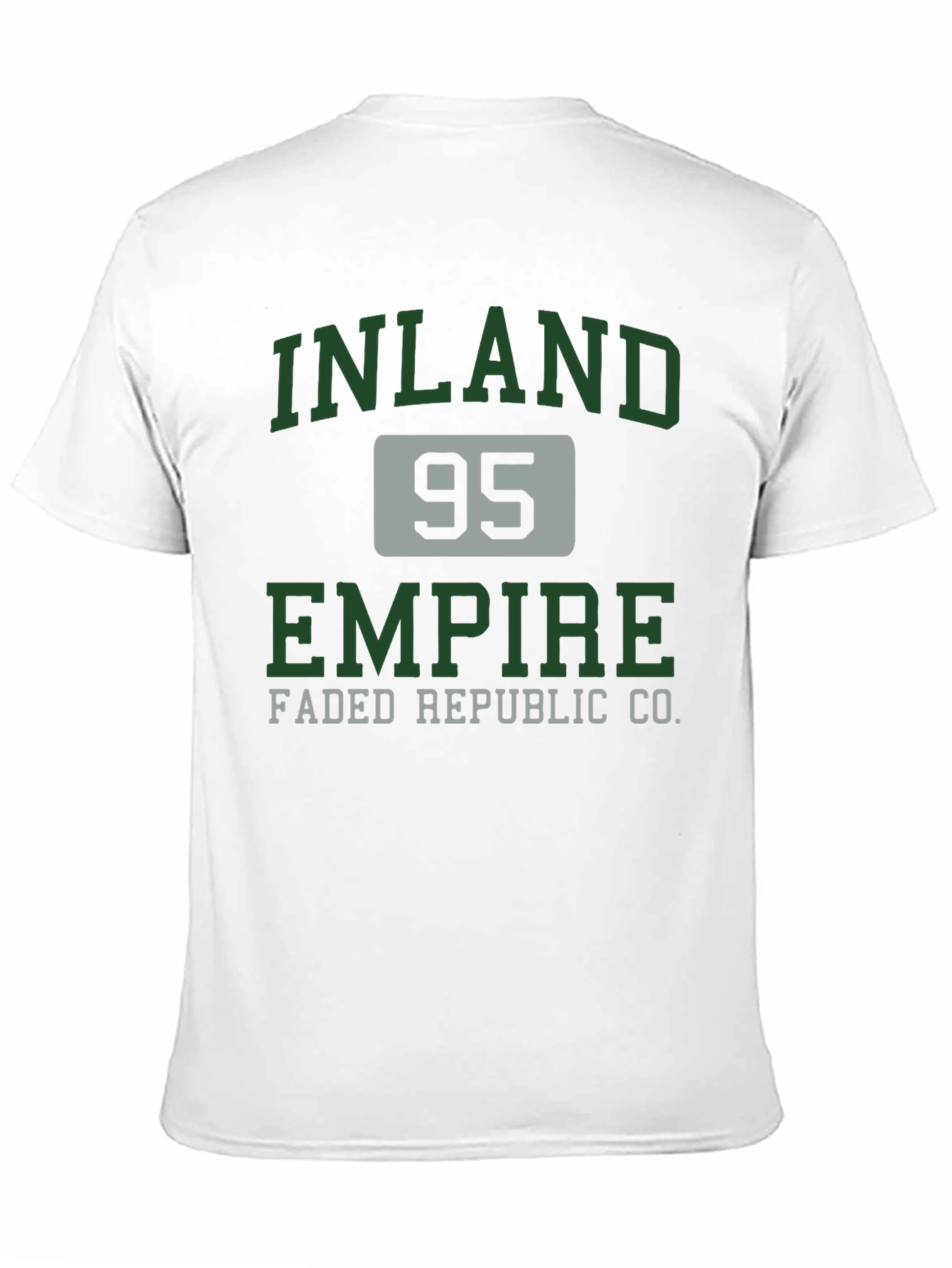Inland Empire 95 Faded Republic Co. Black T-Shirt