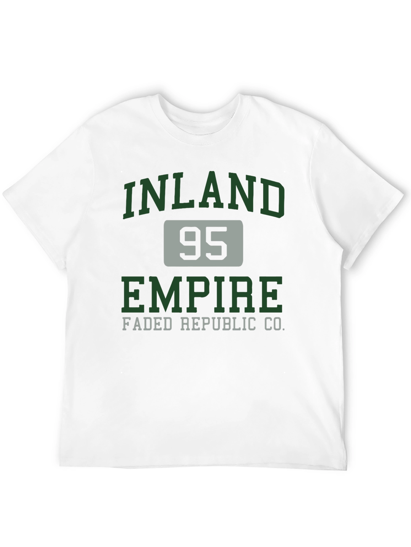 Inland Empire 95 Faded Republic Co. Black T-Shirt