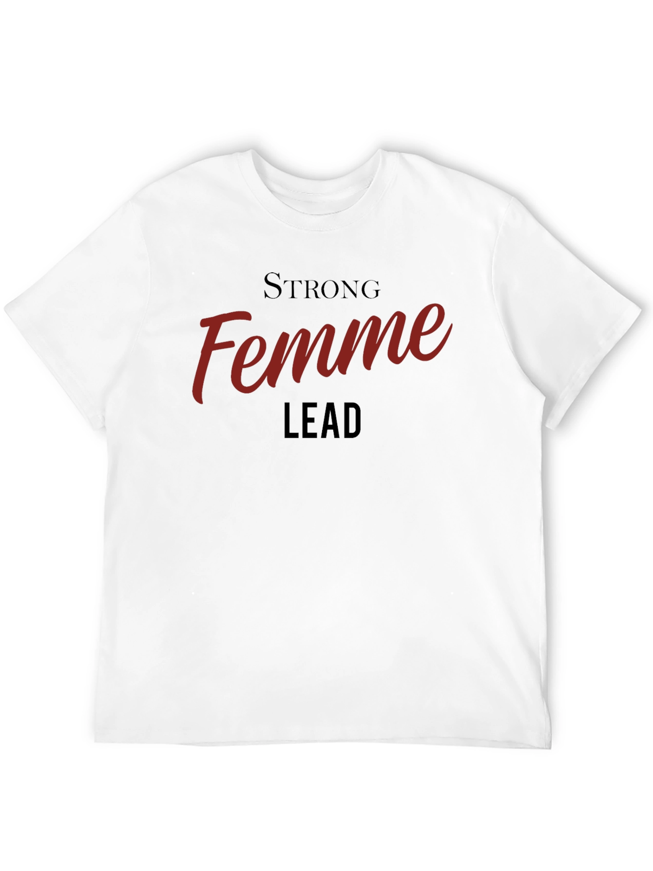 Strong Femme Lead Black Graphic Tee