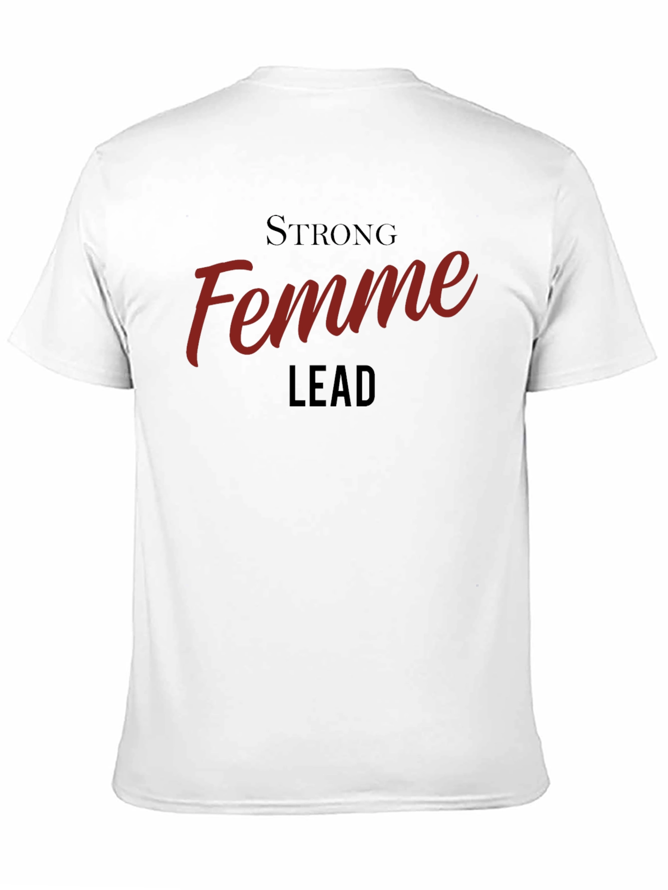 Strong Femme Lead Black Graphic Tee